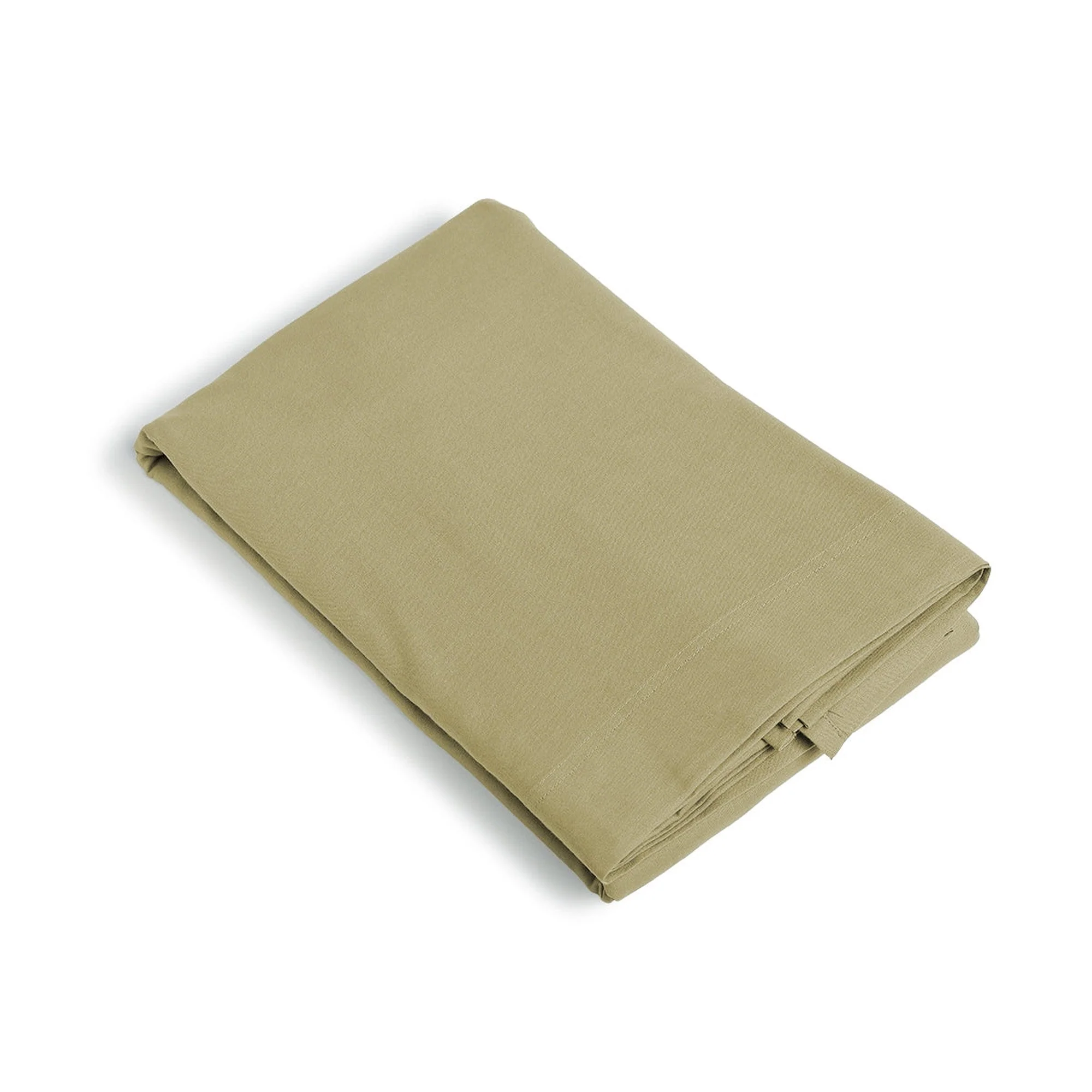 Drap Plat Luna - Sable - Coton Lavé - Image 2
