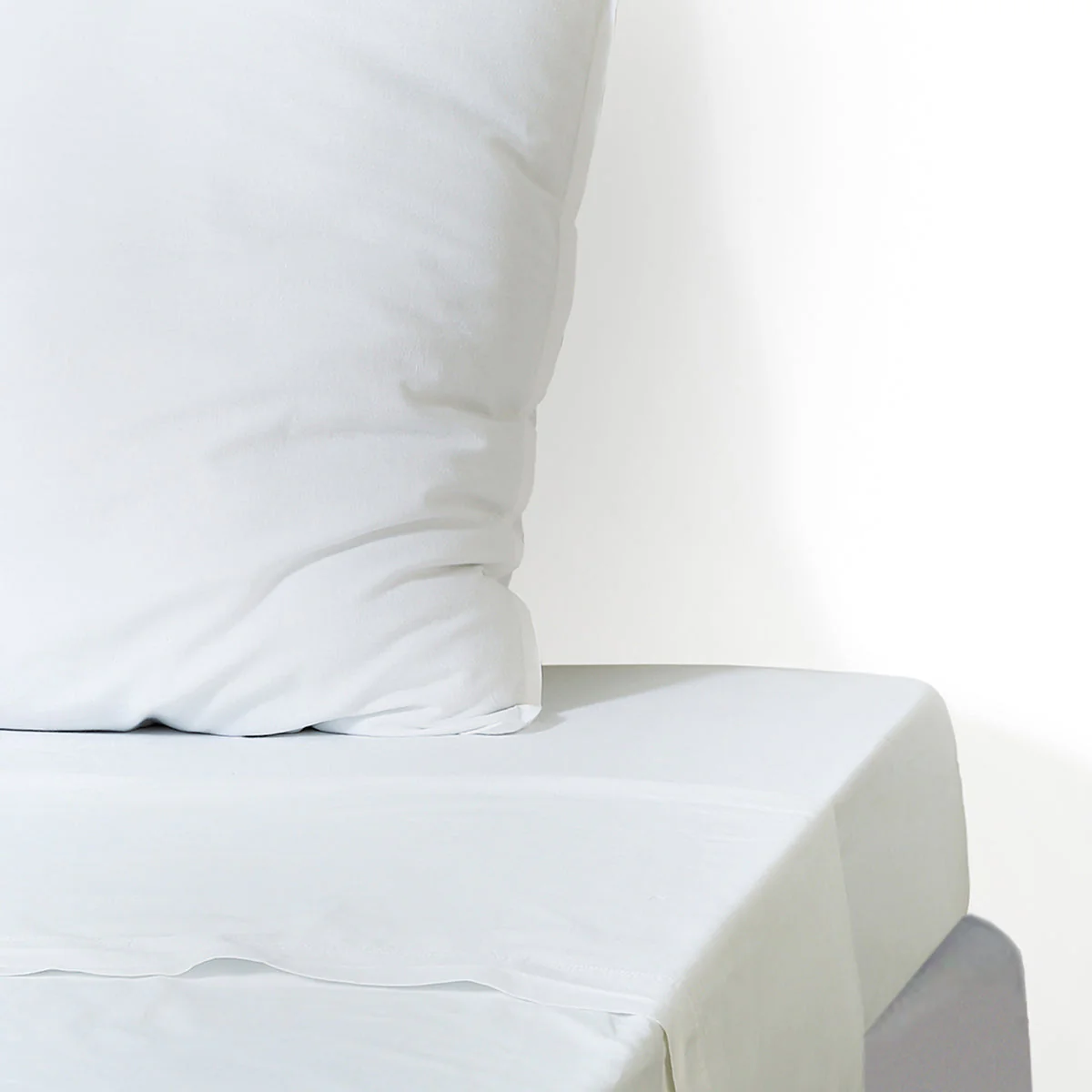 Drap Plat Luna - Sable - Coton Lavé - Image 5