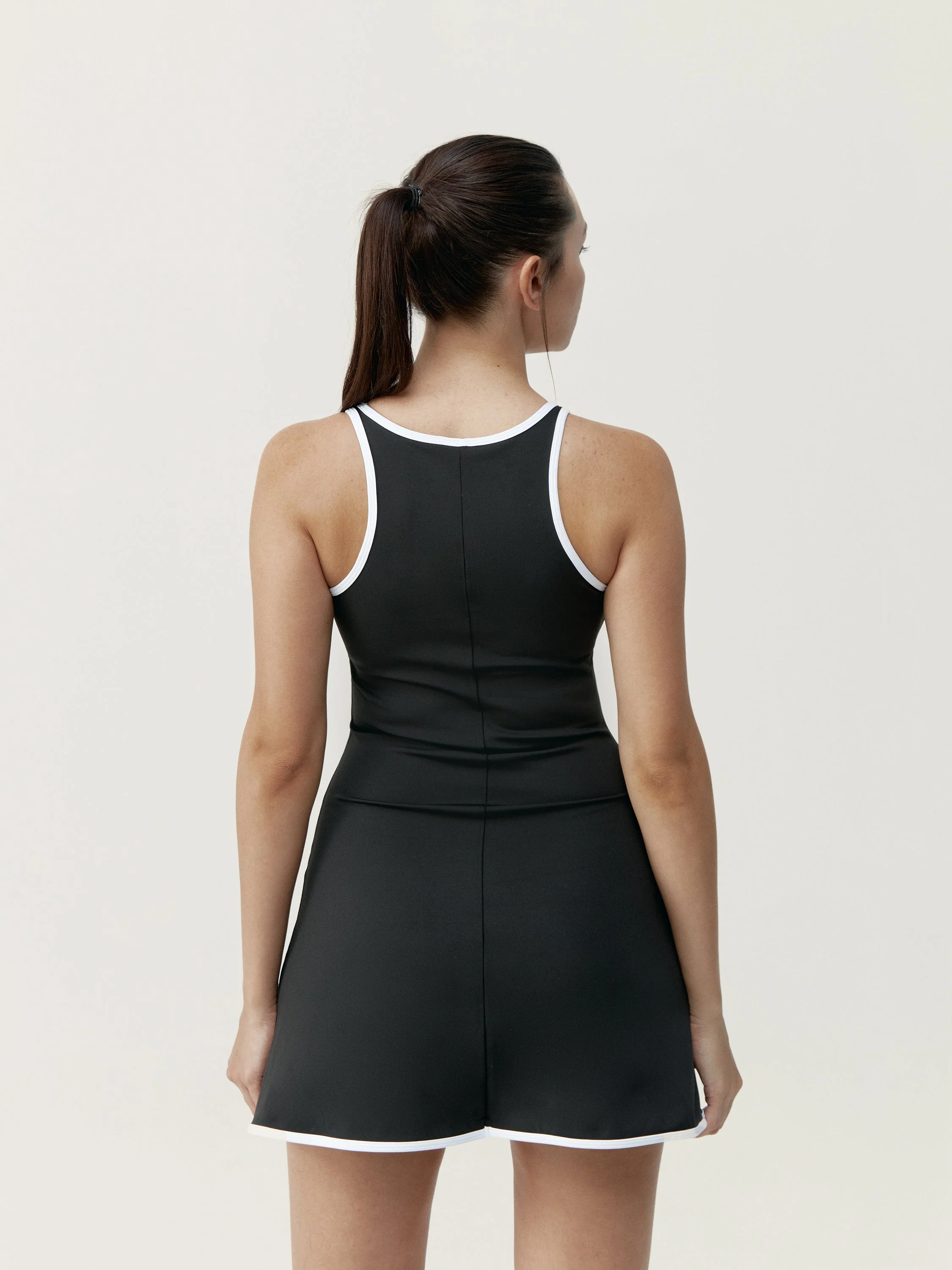 Robe Laver - Noir/Blanc Cassé - Femme - Image 2