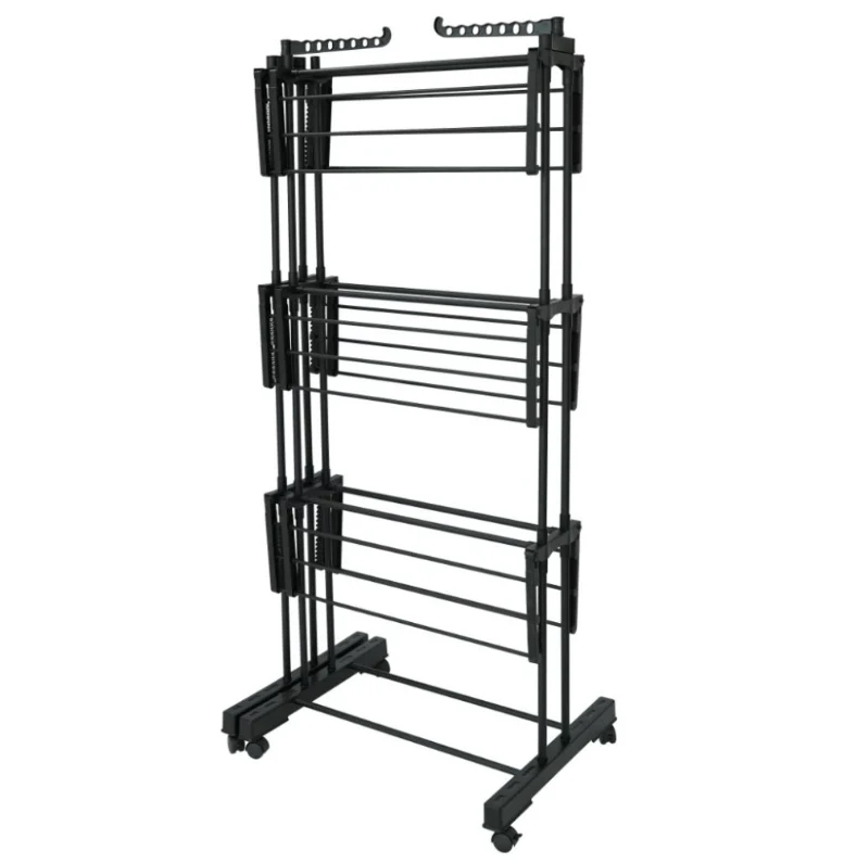Séchoir À Linge Extensible Xxl Extra 38M 3 Niveaux Black - Image 4