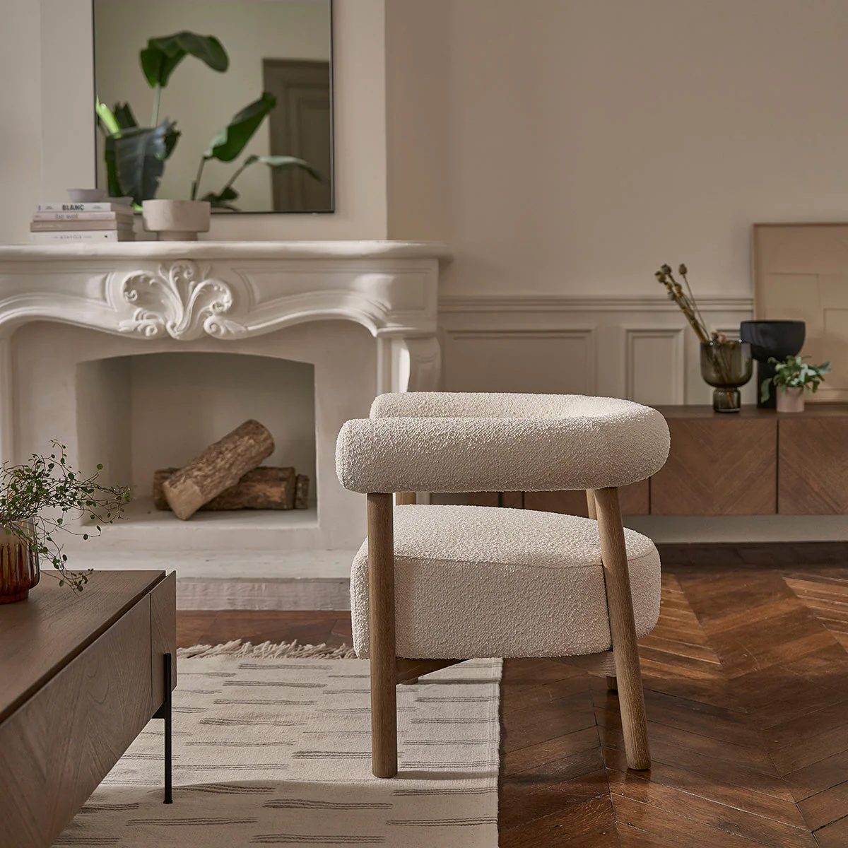 Fauteuil Dune - Chêne Rouge - Naturel - Image 3