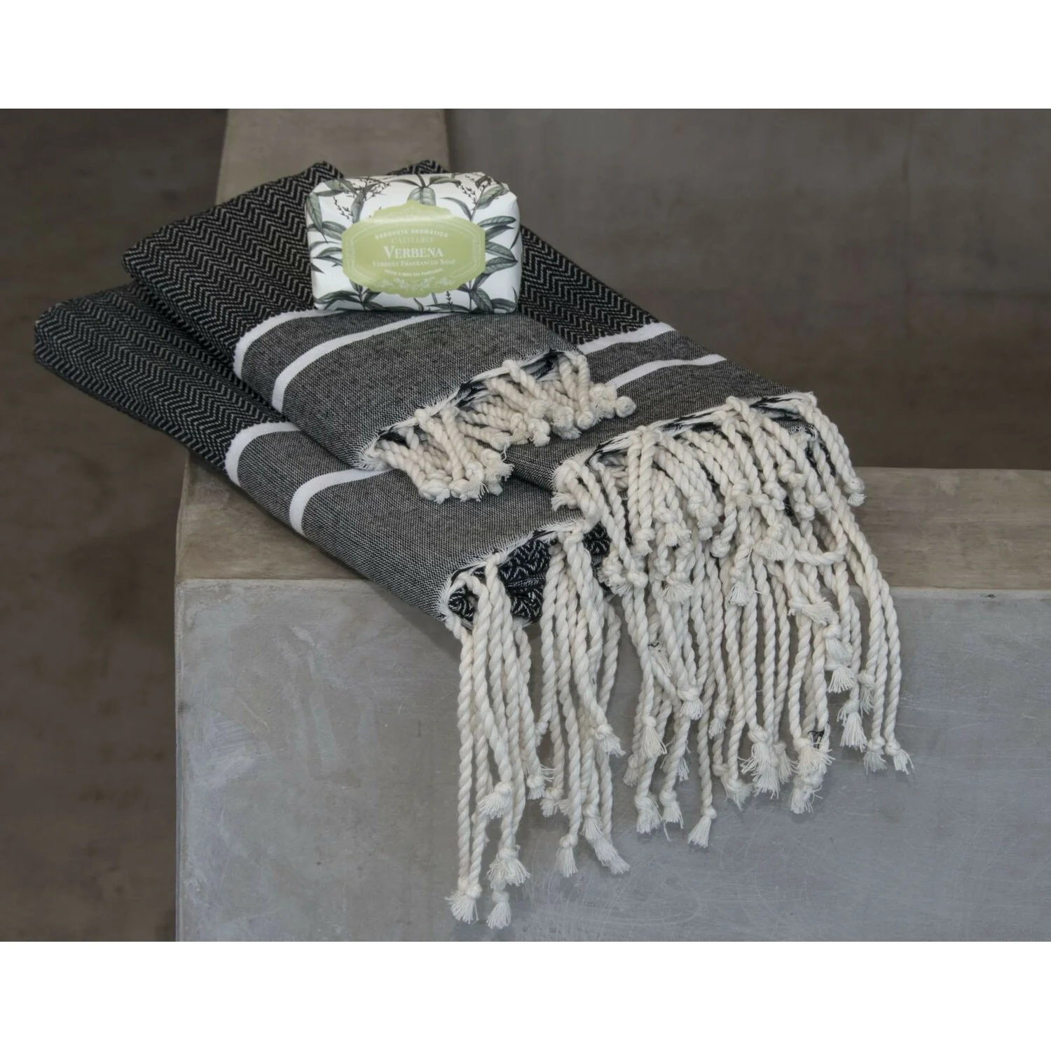 Foutas De Bain Stockholm - Noir - Coton - Image 7
