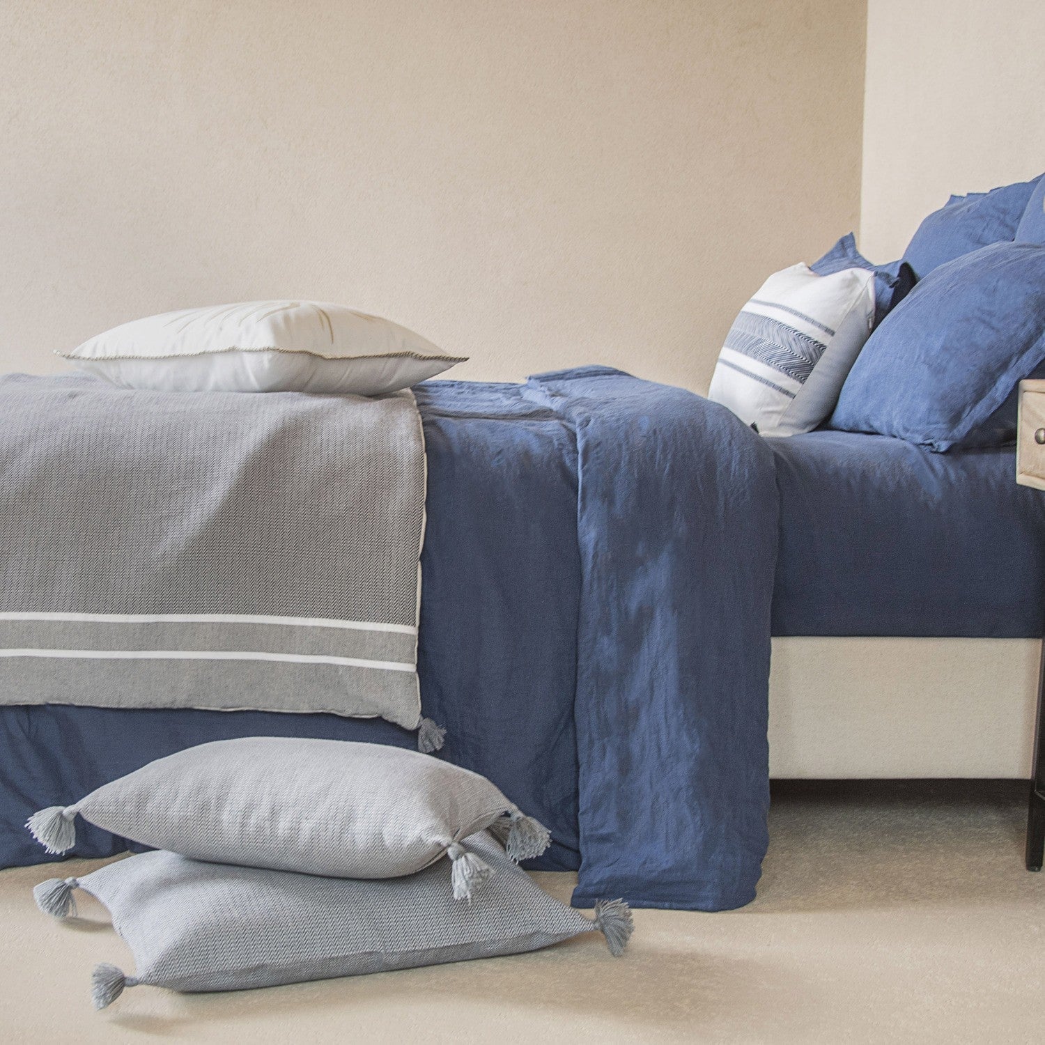 Edredon Stockholm - Gris Moyen - Coton - Image 5