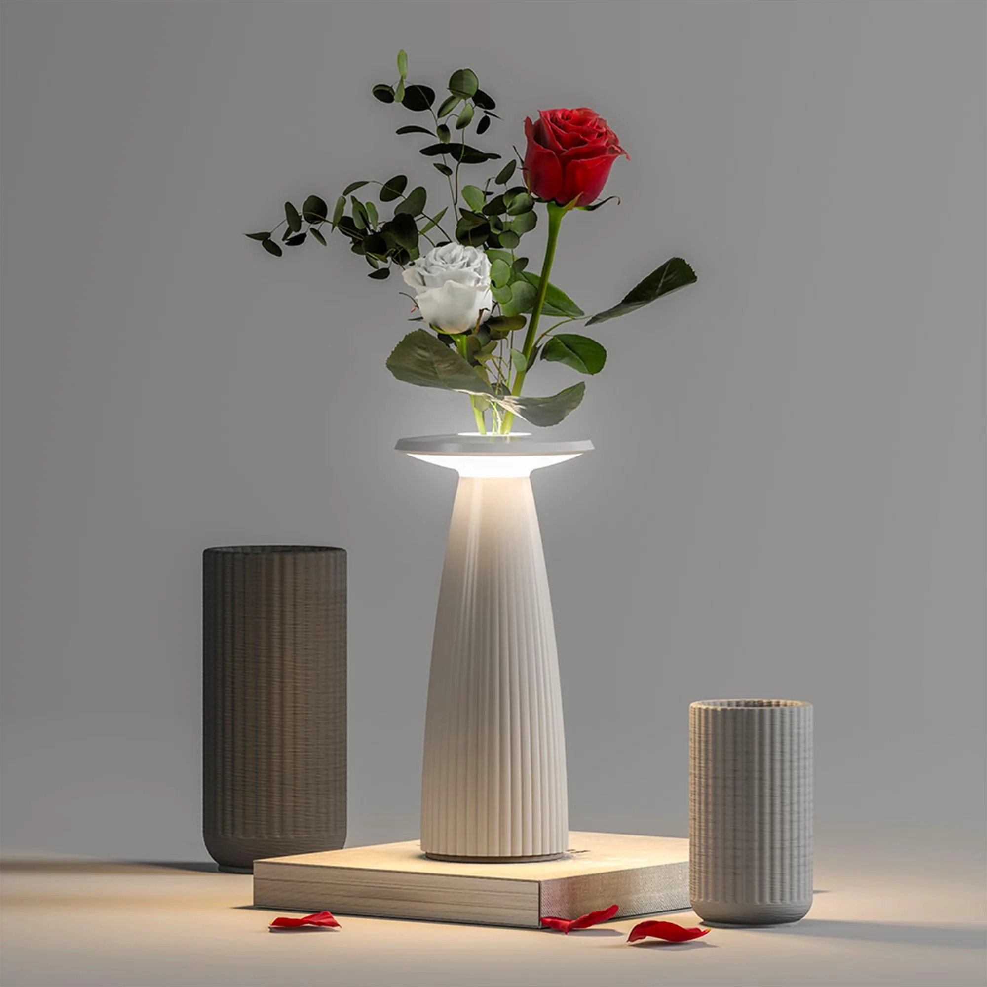 Lampe De Table Sans Fil - Flora Mini White
