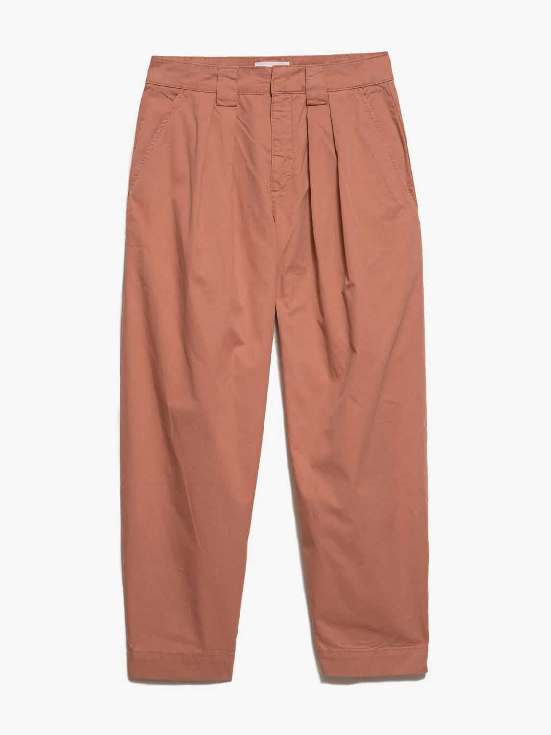 Pantalon Fluid Twill Pleated - Terracotta - Image 2
