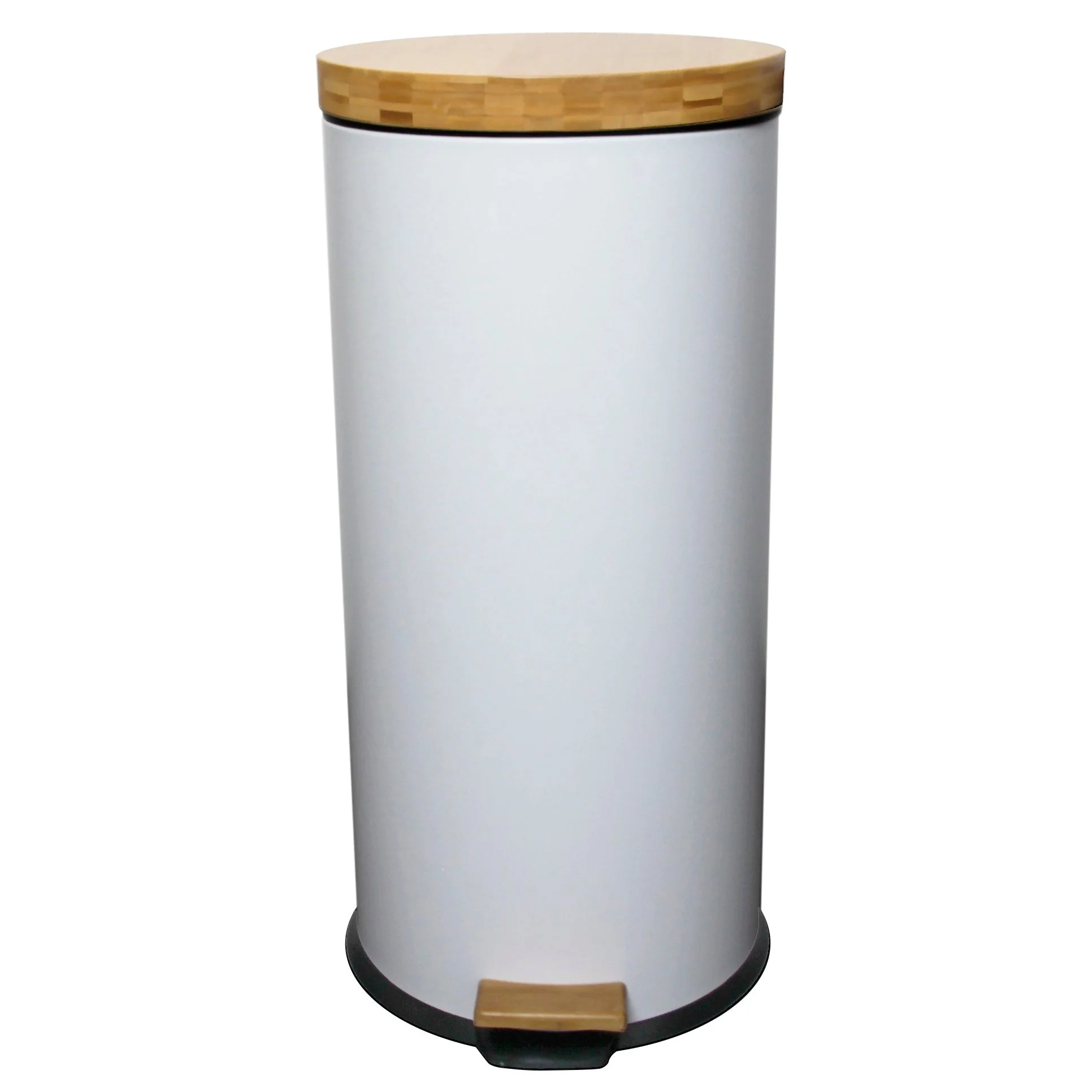 Poubelle Pedale Forest 30L - Blanc - Image 2