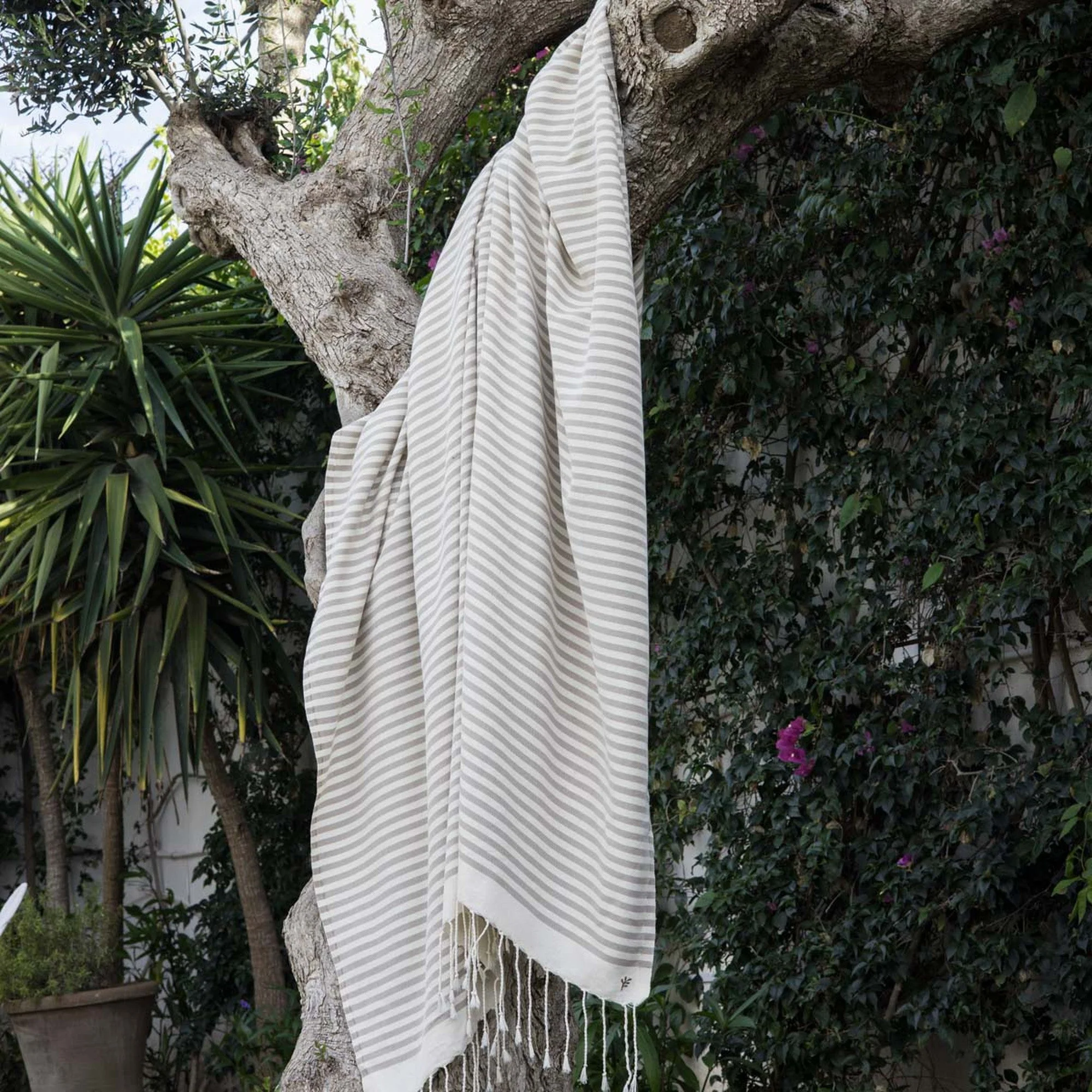 Fouta Xxl Hossegor - Taupe - Coton - Image 4