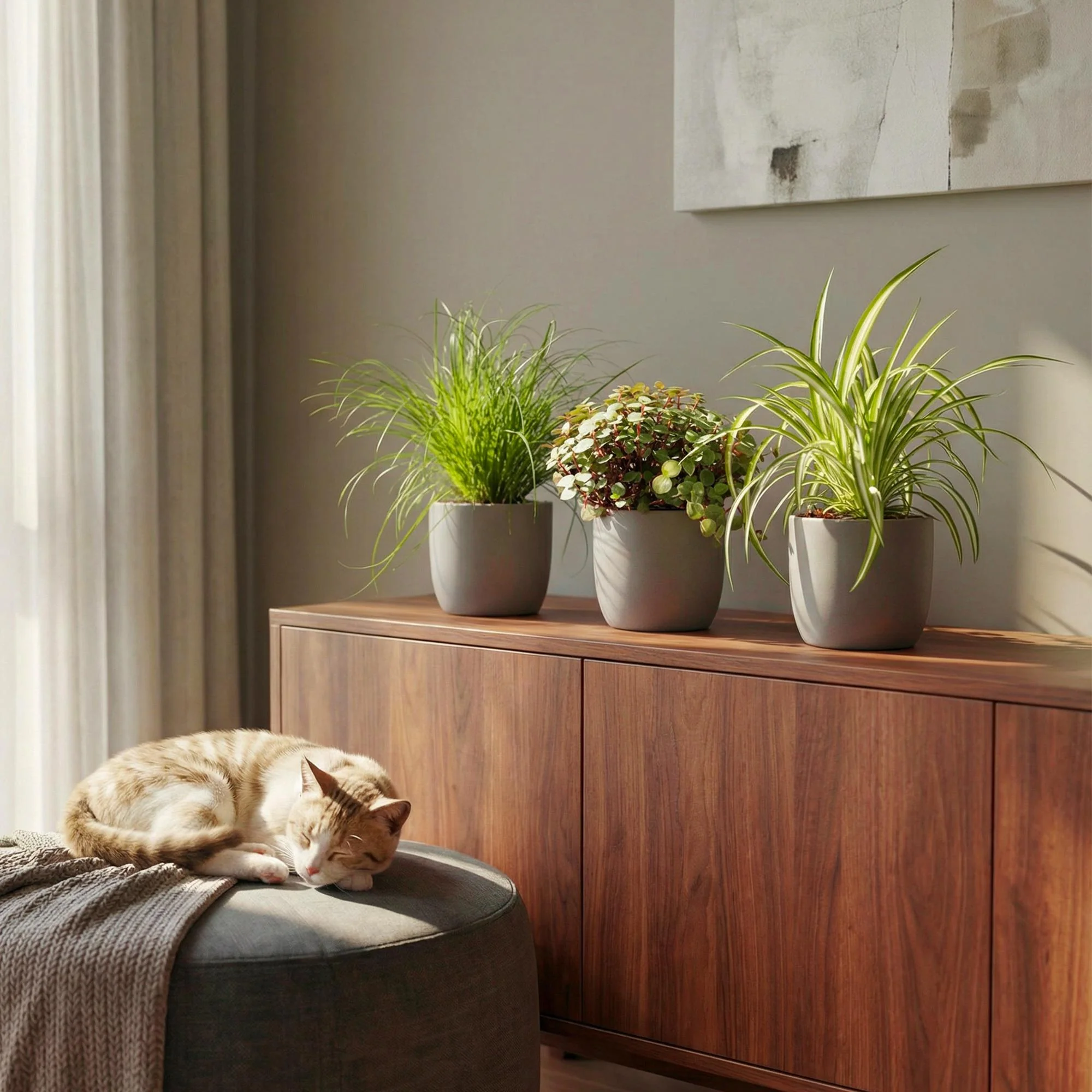 Plante D'Intérieur - Pack Cyperus - Calissia - Chlorophytum