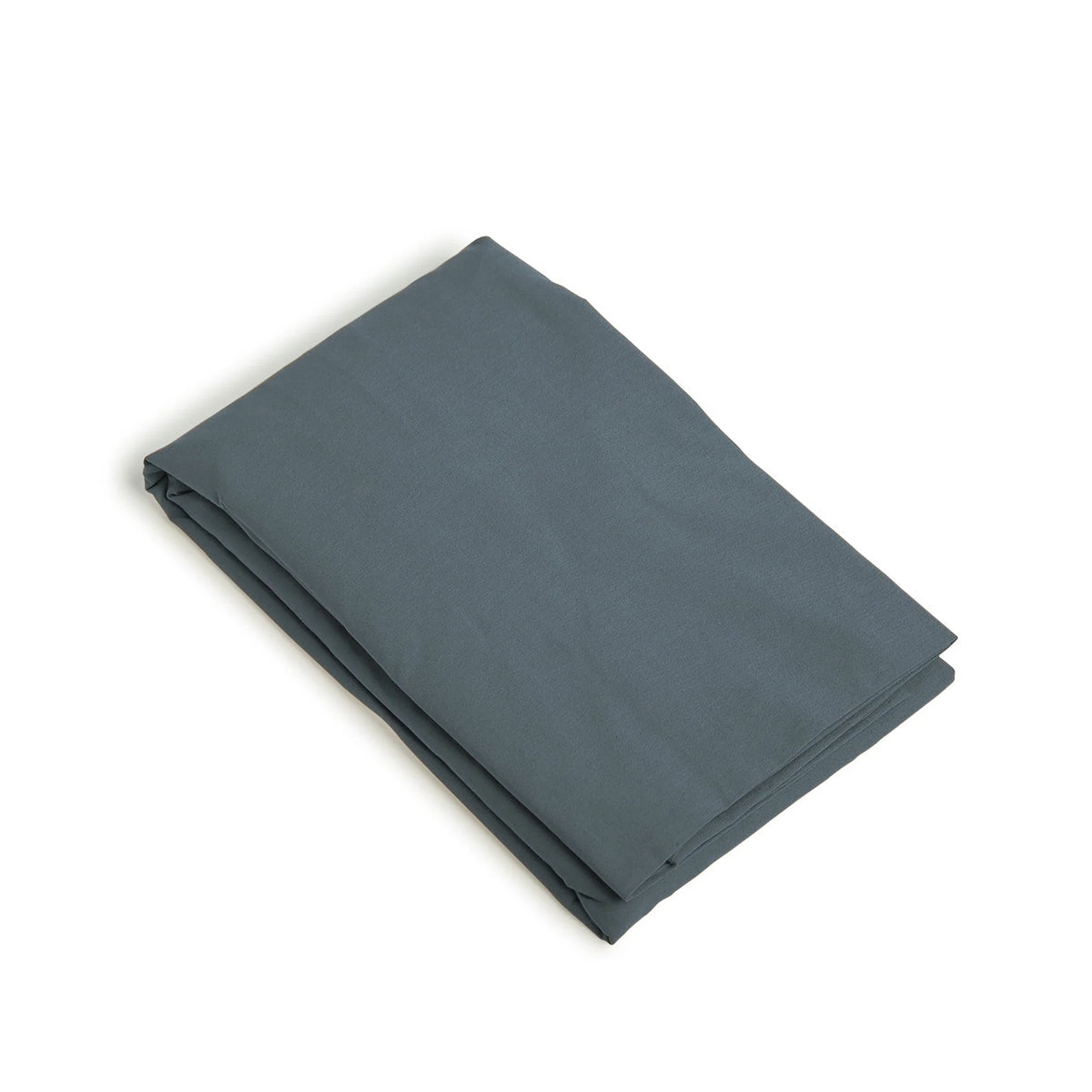 Housse De Couette Nina - Bleu Denim - Percale De Coton - Image 7