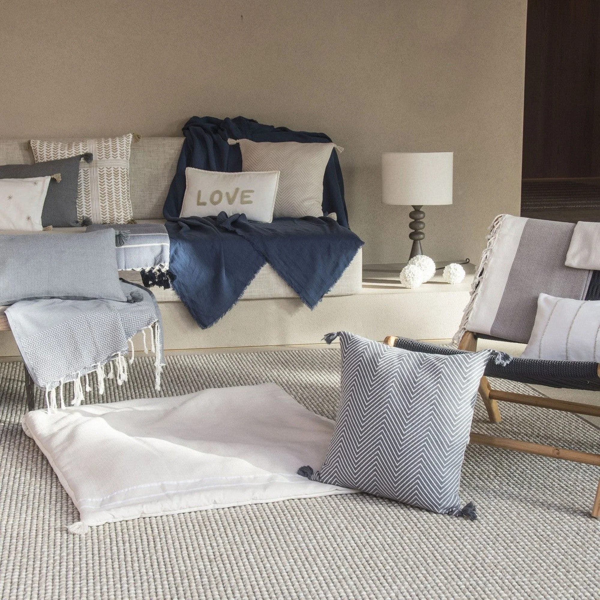 Housse De Coussin Amsterdam - Gris Moyen - Coton - Image 5