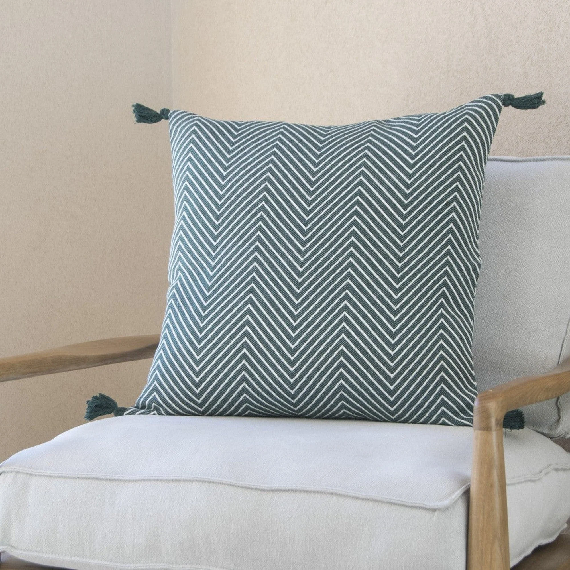 Housse De Coussin Amsterdam - Vert Kaki - Coton - Image 3