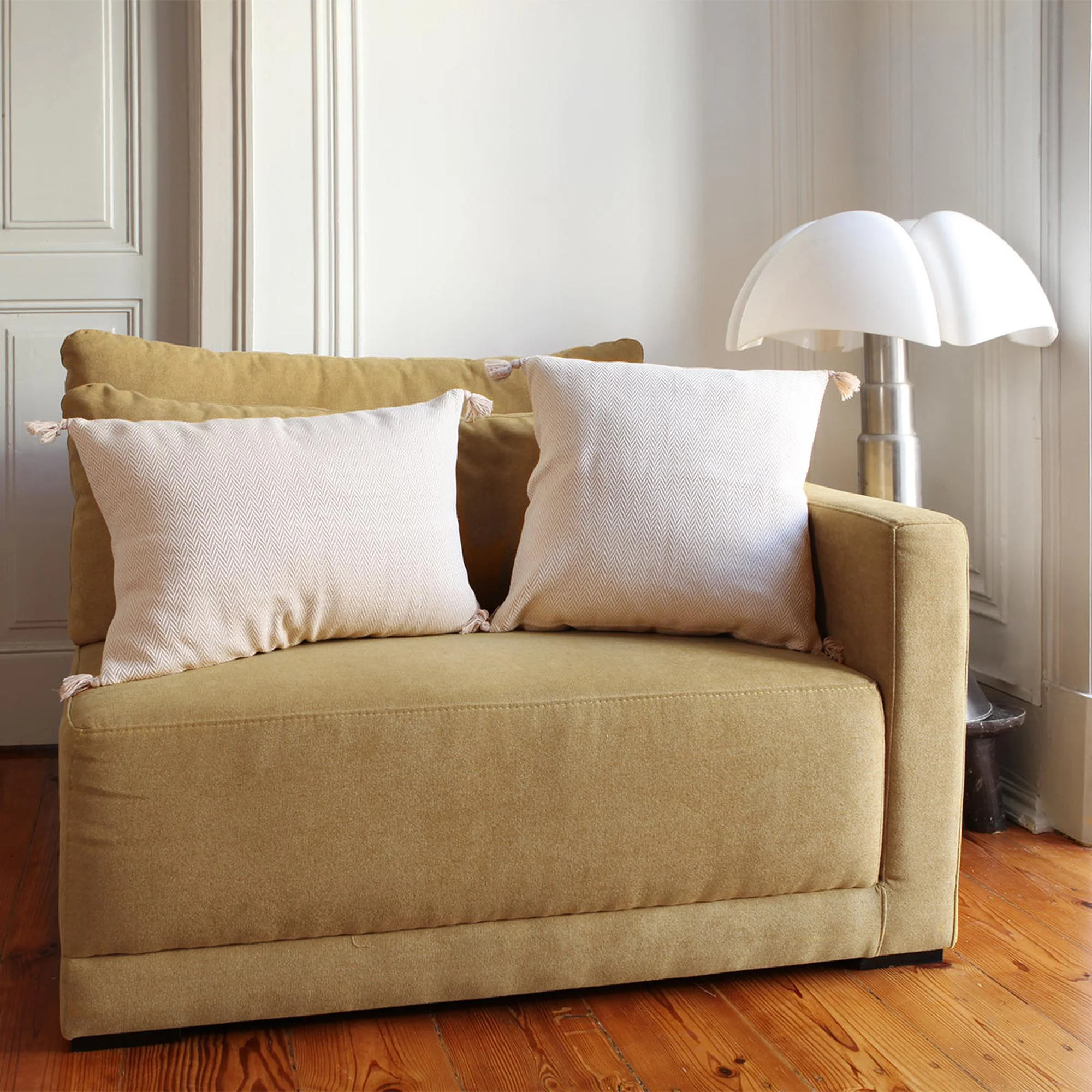 Housse De Coussin Megeve - Taupe Clair - Coton - Image 6