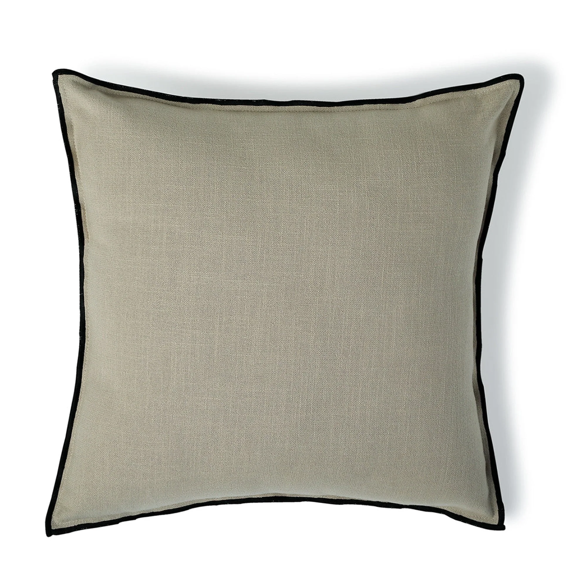 Housse De Coussin Jules - Naturel / Noir - Toile De Coton - Image 2