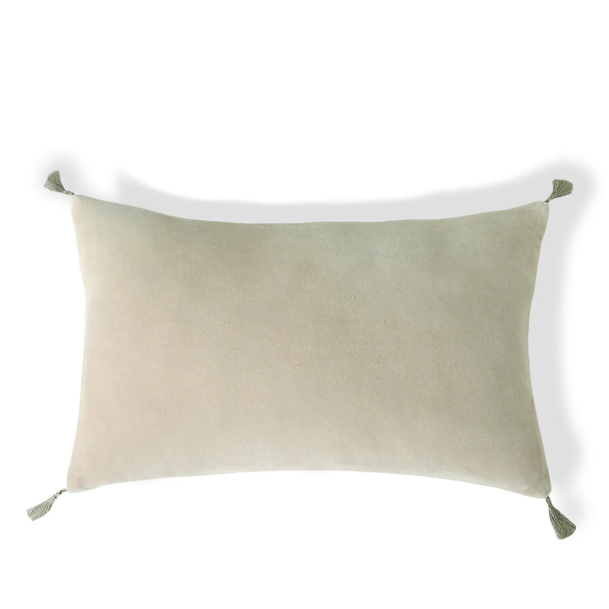 Housse De Coussin Danube - Vert Kaki - Velours De Coton