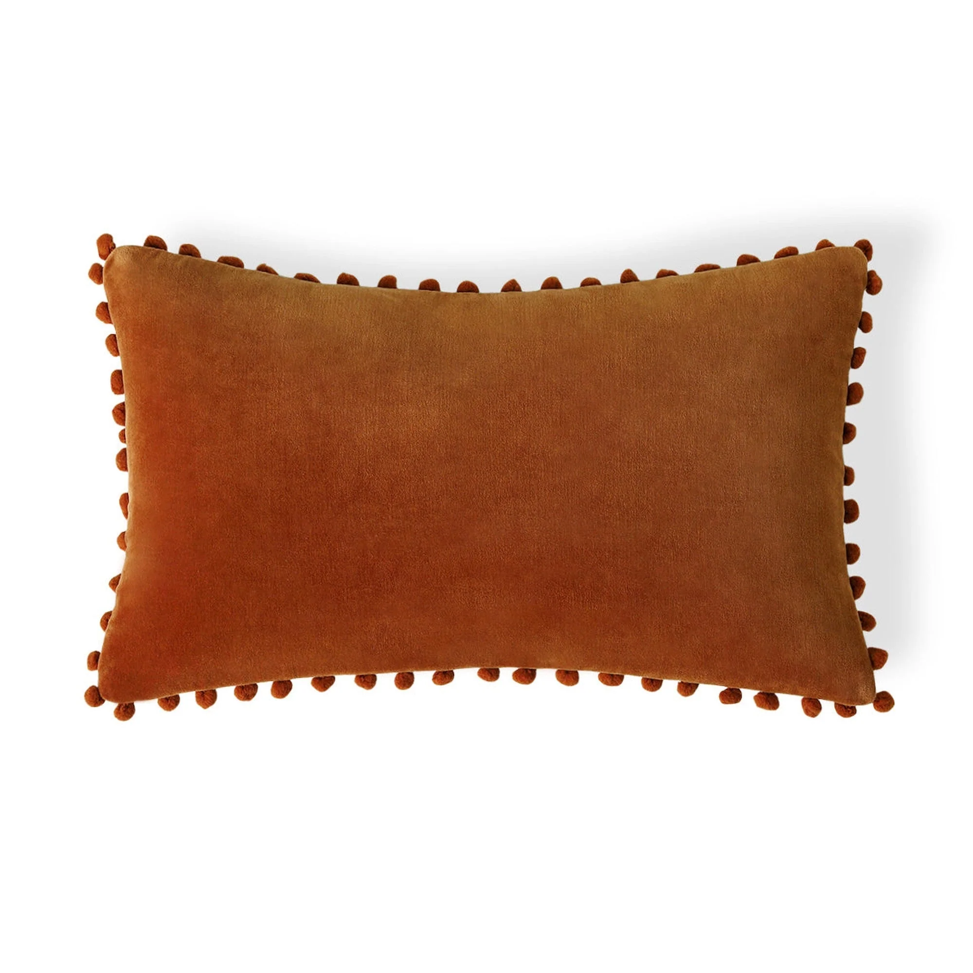 Housse De Coussin Velvet - Terracotta - Velours De Coton - Image 2