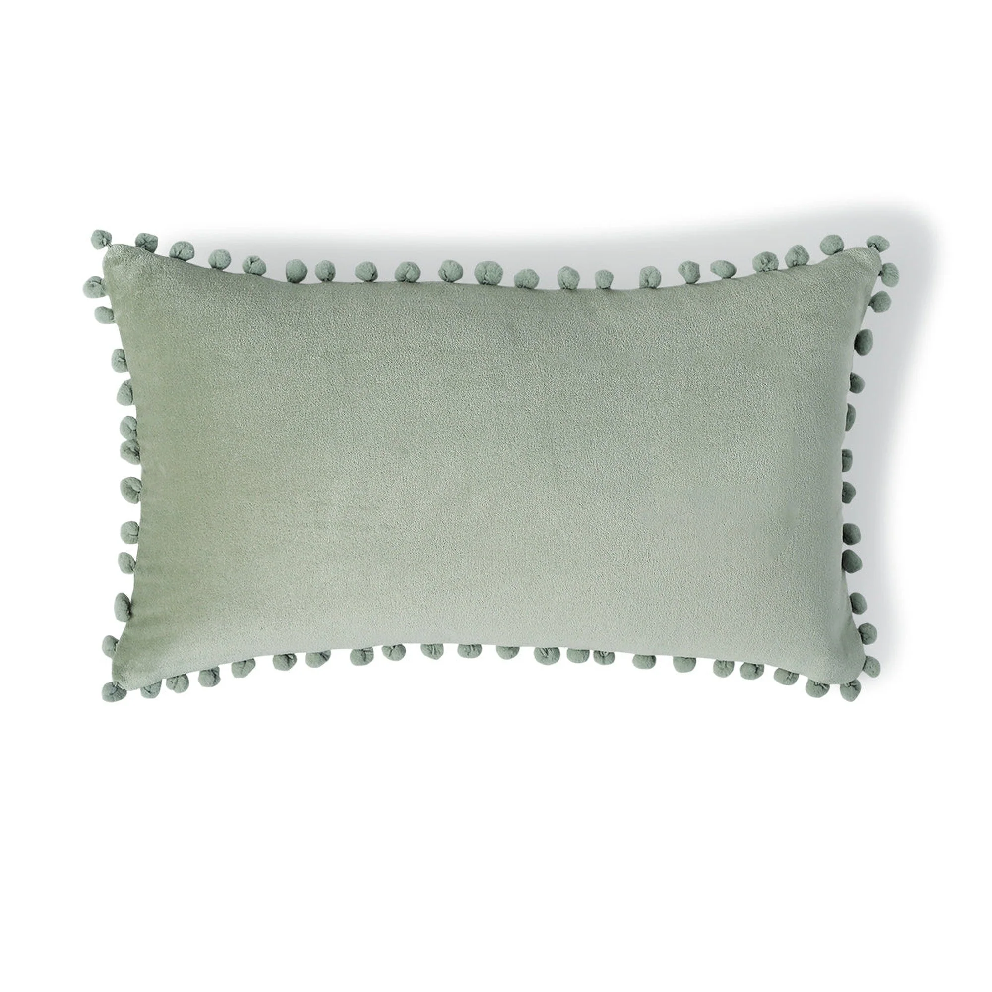 Housse De Coussin Velvet - Vert Céladon - Velours De Coton - Image 2