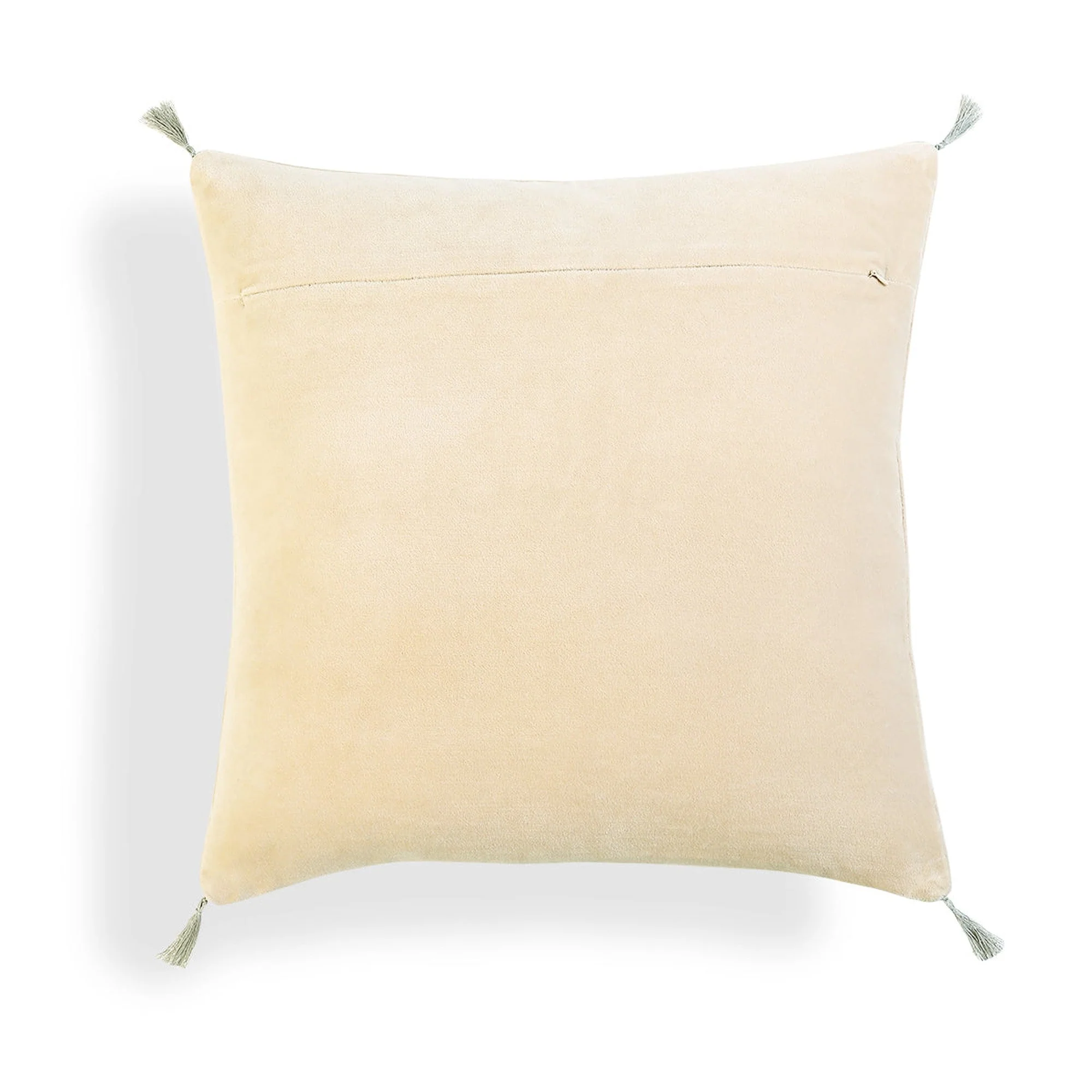 Housse De Coussin Danube - Dune - Velours De Coton - Image 4