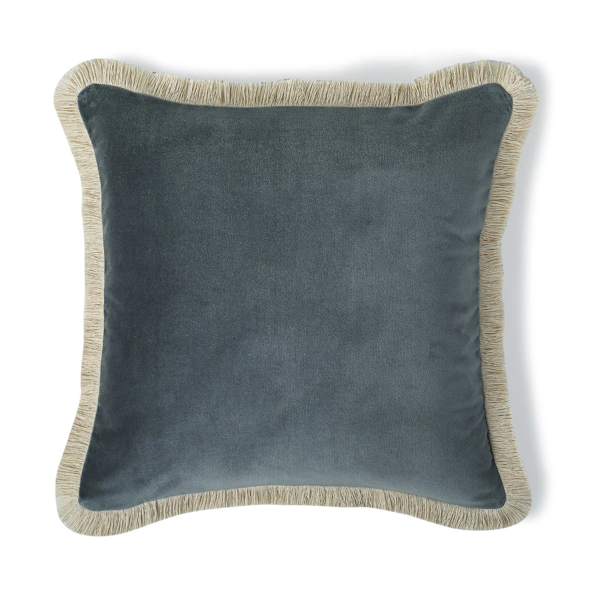 Housse De Coussin Riva - Brun Chêne - Velours De Coton