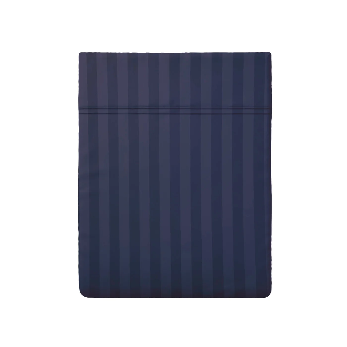 Drap Plat Satin De Coton Dobby Stripe - Dobby Stripe Woven - Bleu Foncé - Image 4