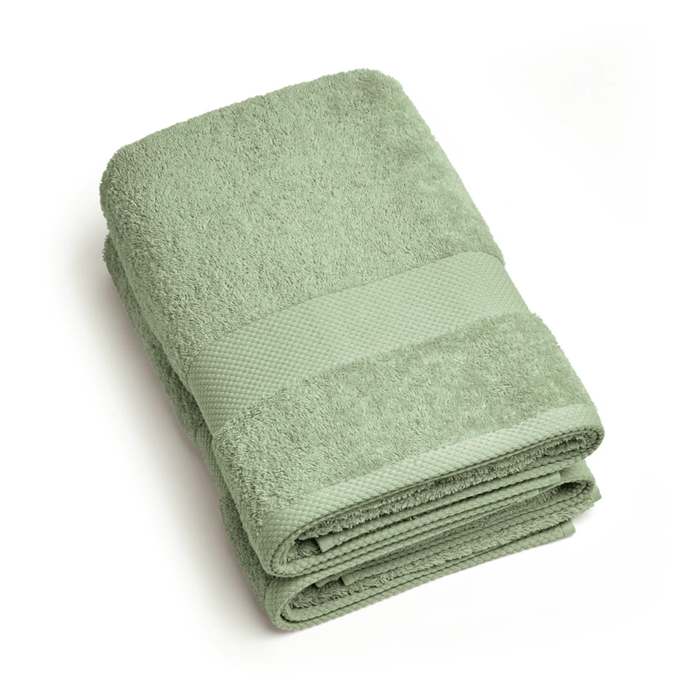 Set De 2 Draps De Bain - Vert Amande