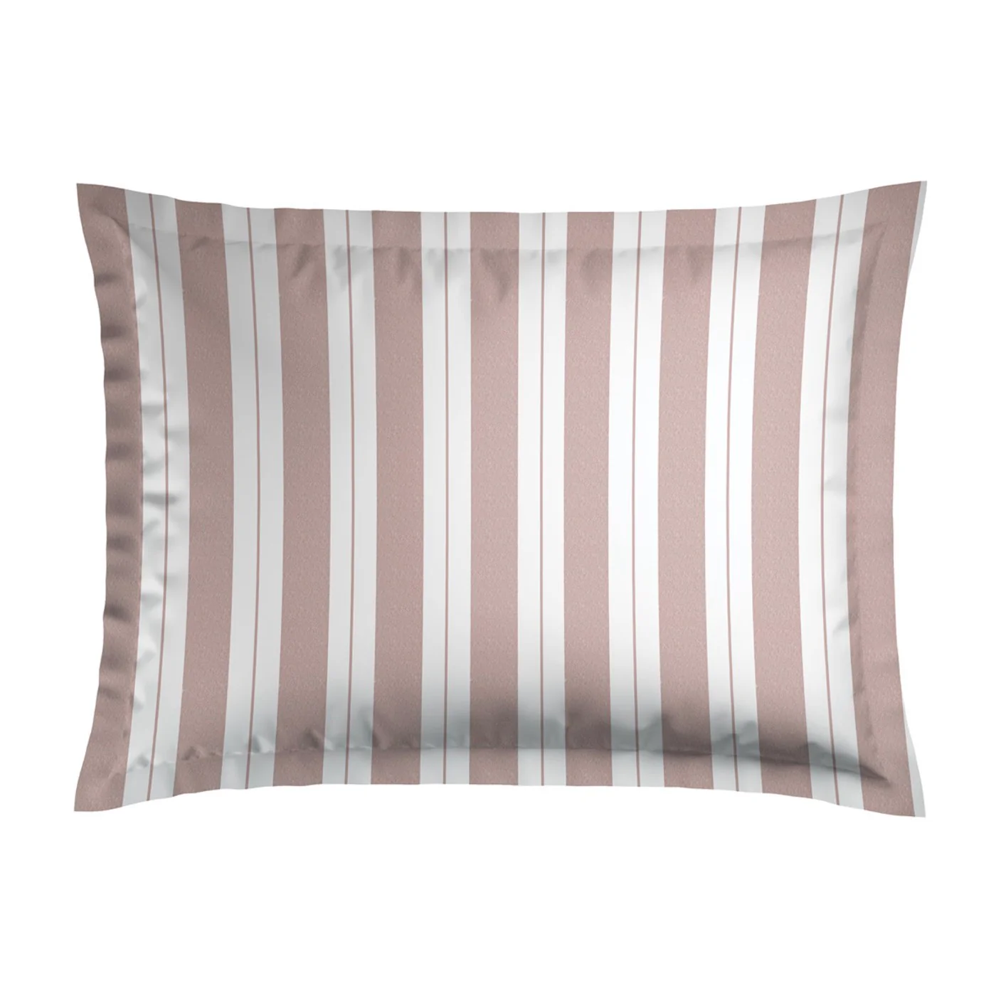 Set De 2 Taies D'Oreiller Satin De Coton - Chloé - Vieux Rose - Image 2