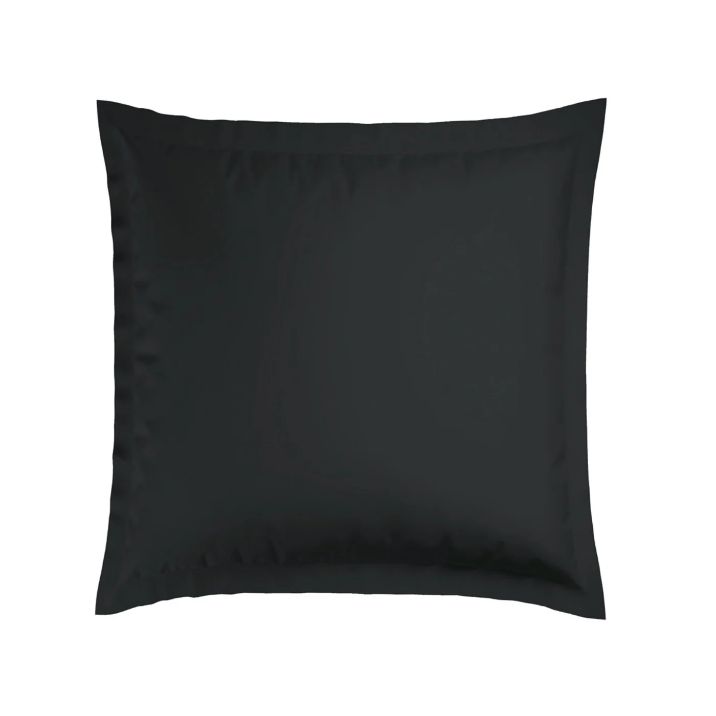 Set De 2 Taies D'Oreiller Satin De Coton Rayure Tissé Dobby - Jacquard - Noir - Image 4