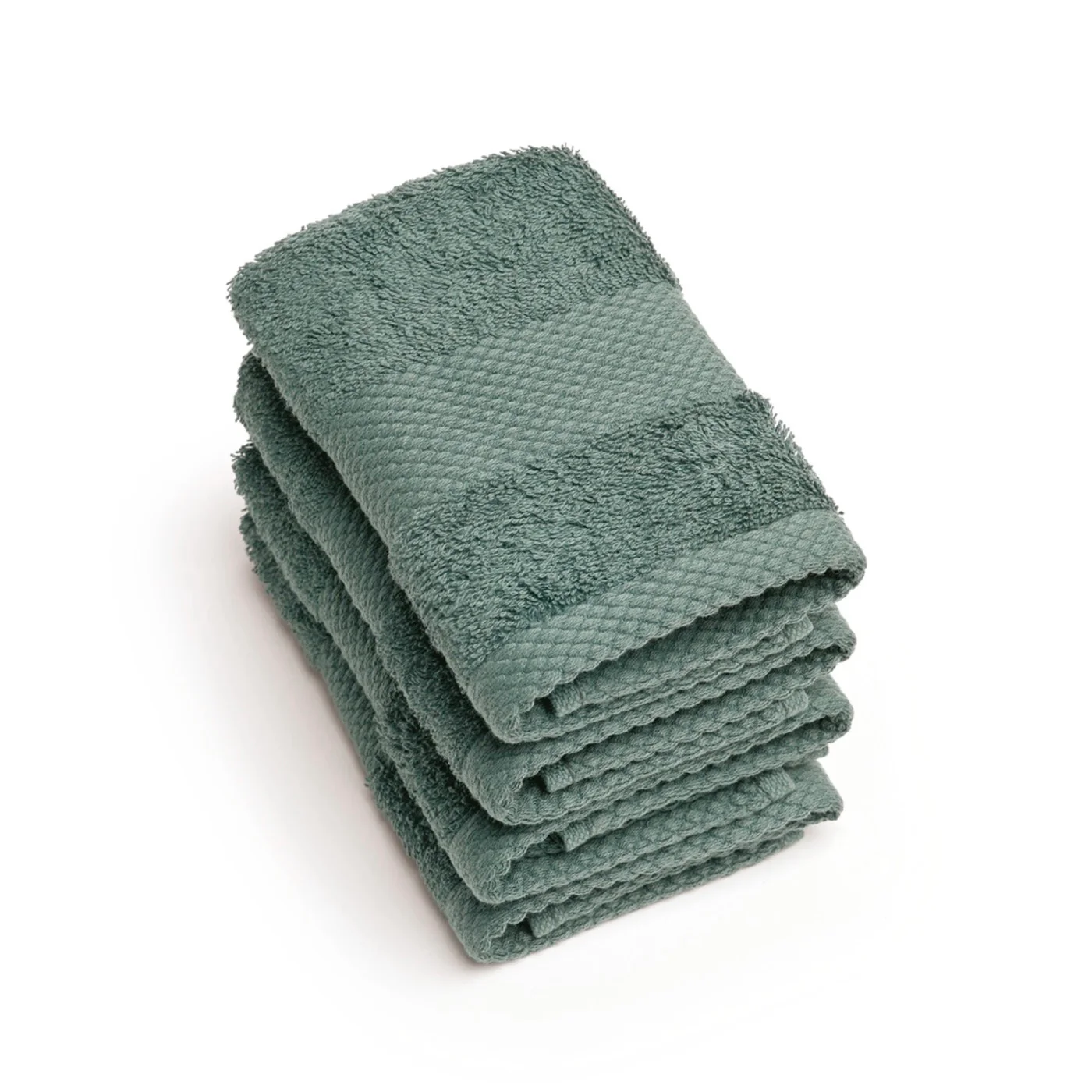 Set De 4 Serviettes D'Invitées - Vert Bouteille