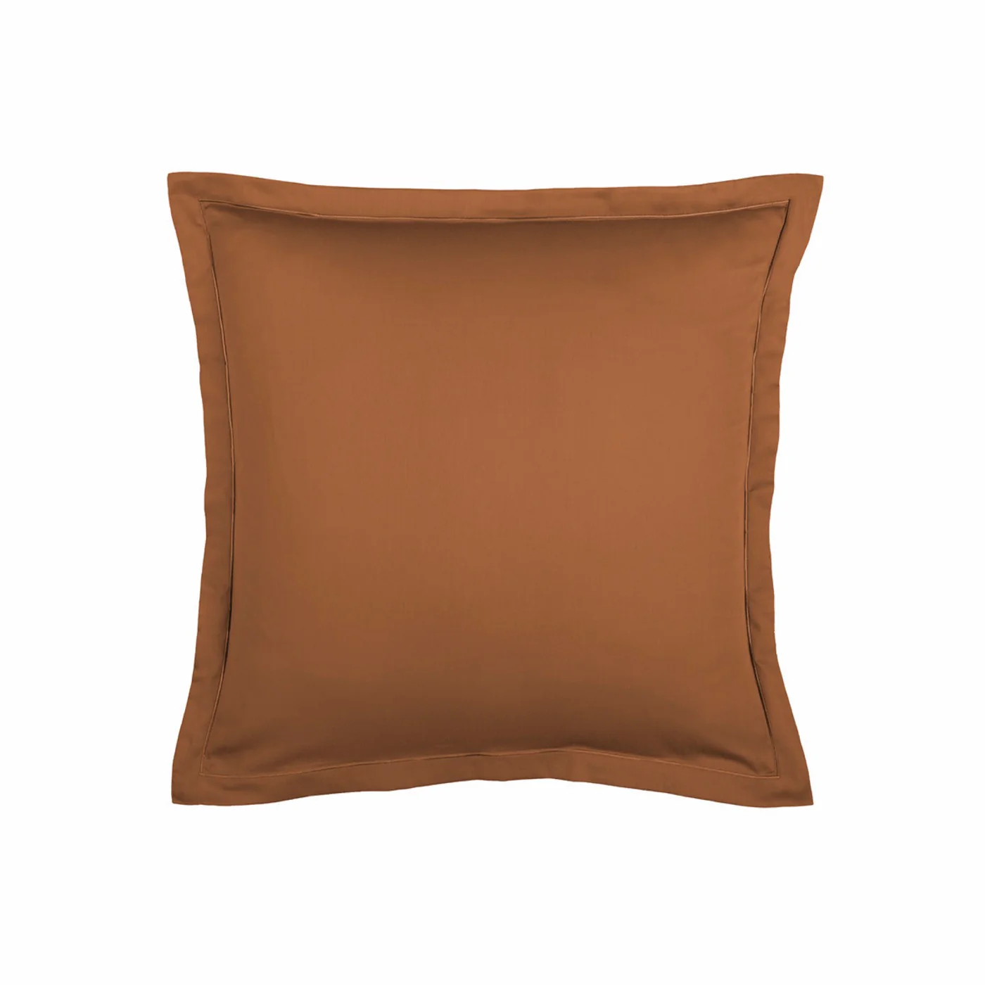 Taie D'Oreiller Satin De Coton - Uni 1 Baratta - Brun 01 - Image 2