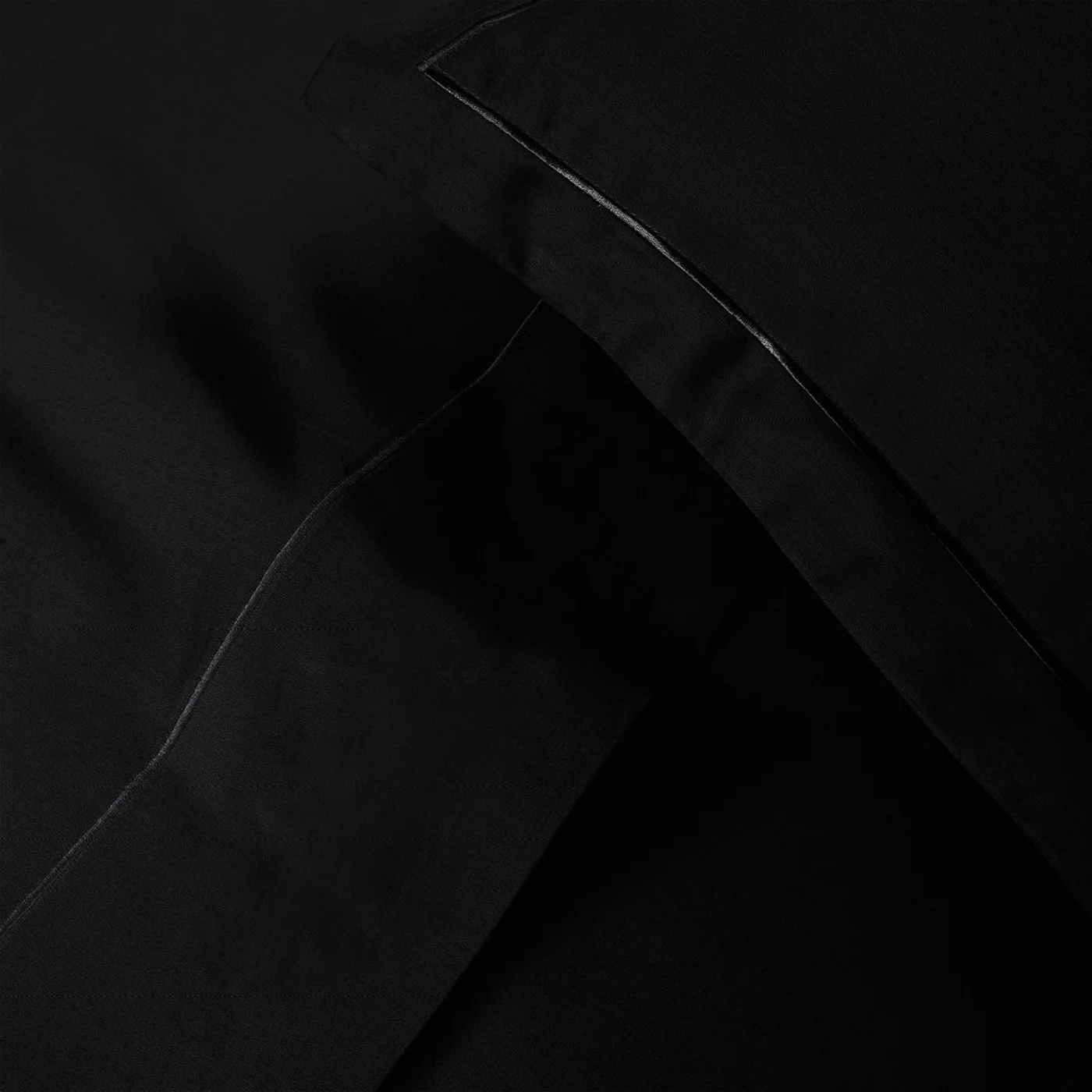 Taie D'Oreiller Satin De Coton - Uni 1 Baratta - Gris 03 - Image 3