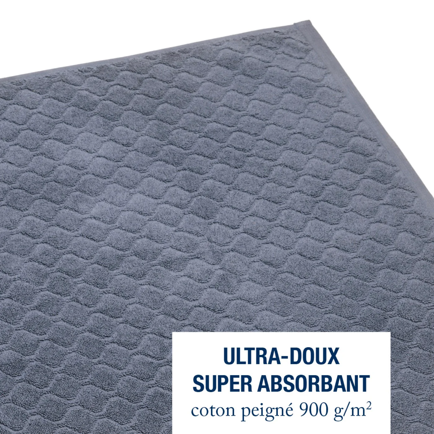 Tapis De Bain - Bleu Gris - Image 4
