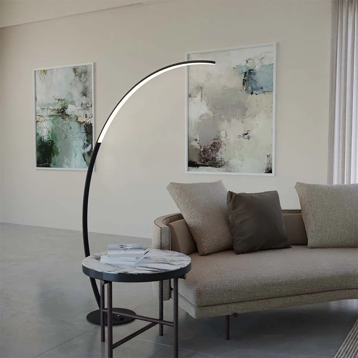 Lampadaire Arc - Noir - Image 24