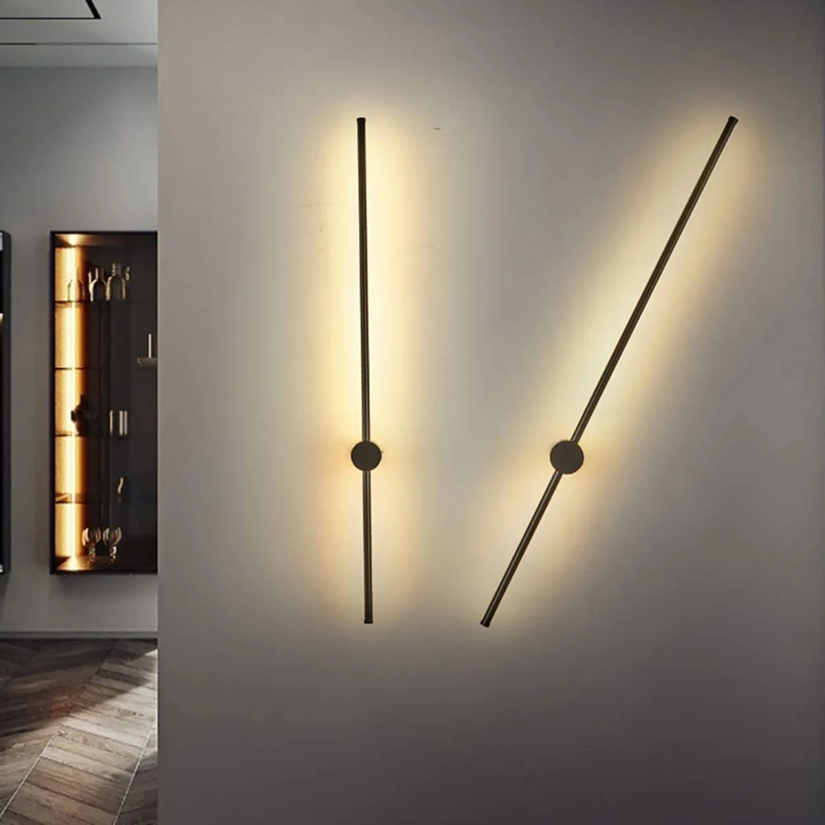 Applique Murale Laser Minimalist 80Cm - Noir - Image 11