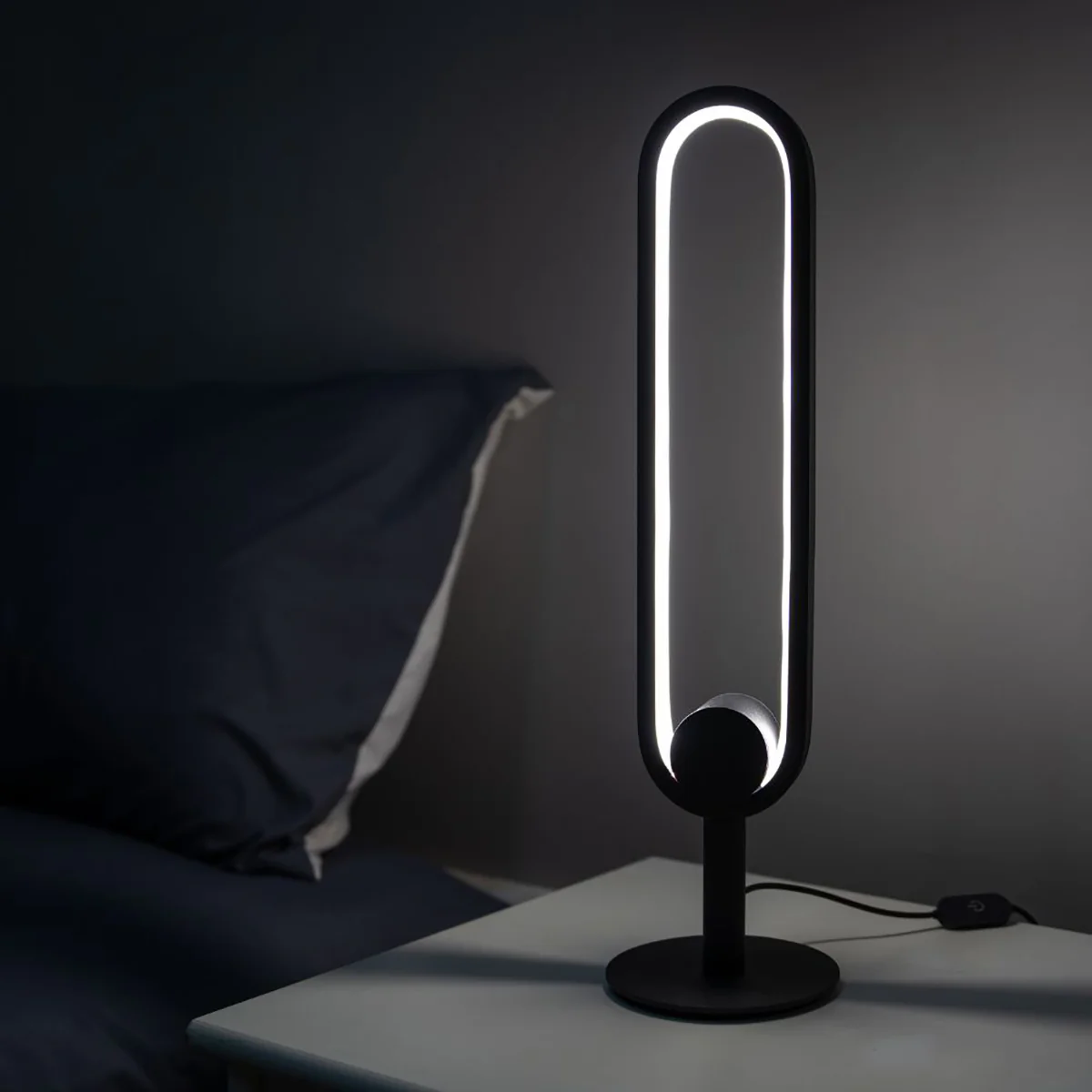 Lampe De Table Scoop Aluminium - Noir - Image 5