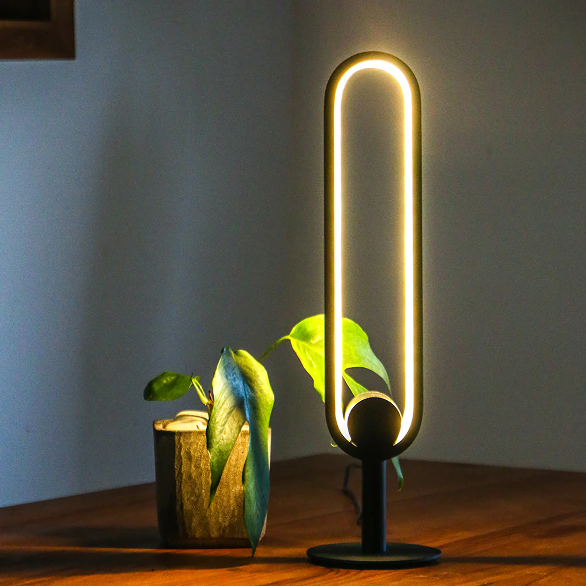 Lampe De Table Scoop Aluminium - Noir - Image 6