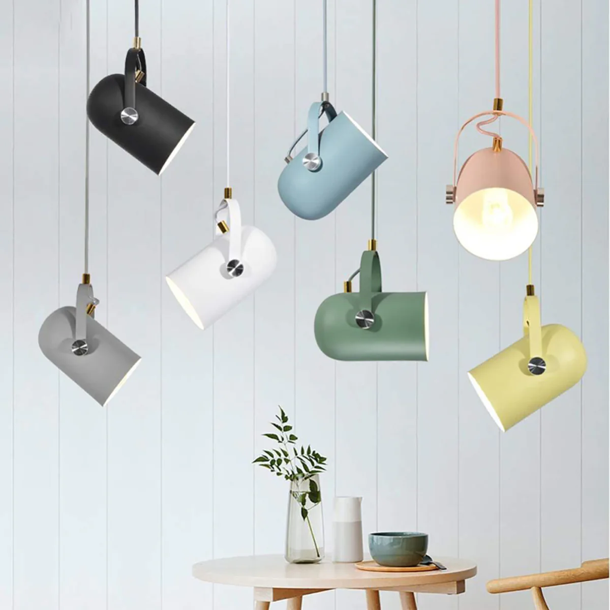 Lampe Suspendue Nordique - Jaune - Image 4