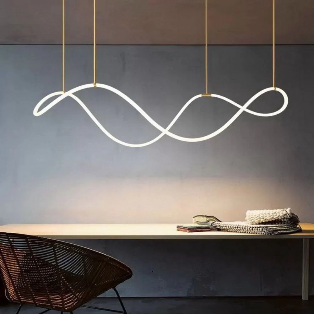Lustre Intérieur Waves - Blanc - Image 2