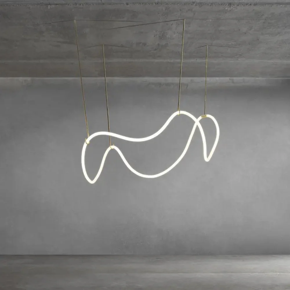 Lustre Intérieur Waves - Blanc - Image 6
