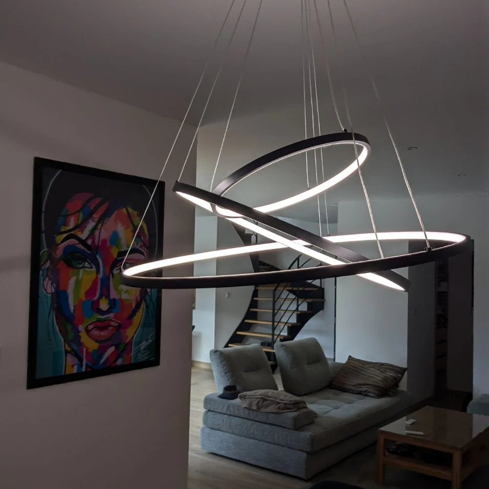 Lustre Intérieur Waves - Noir - Image 17
