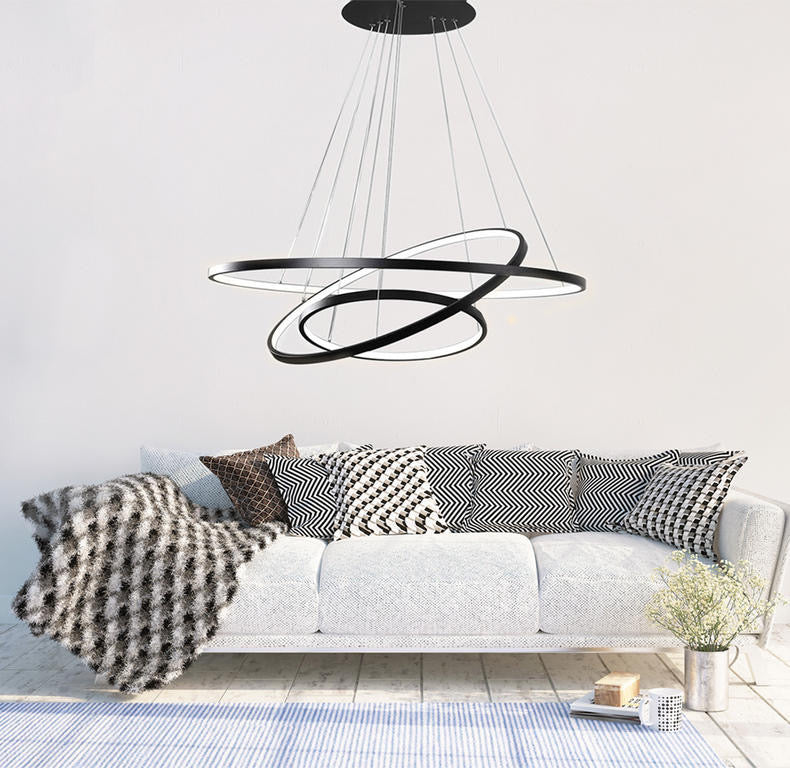 Lustre Intérieur Waves - Noir - Image 3