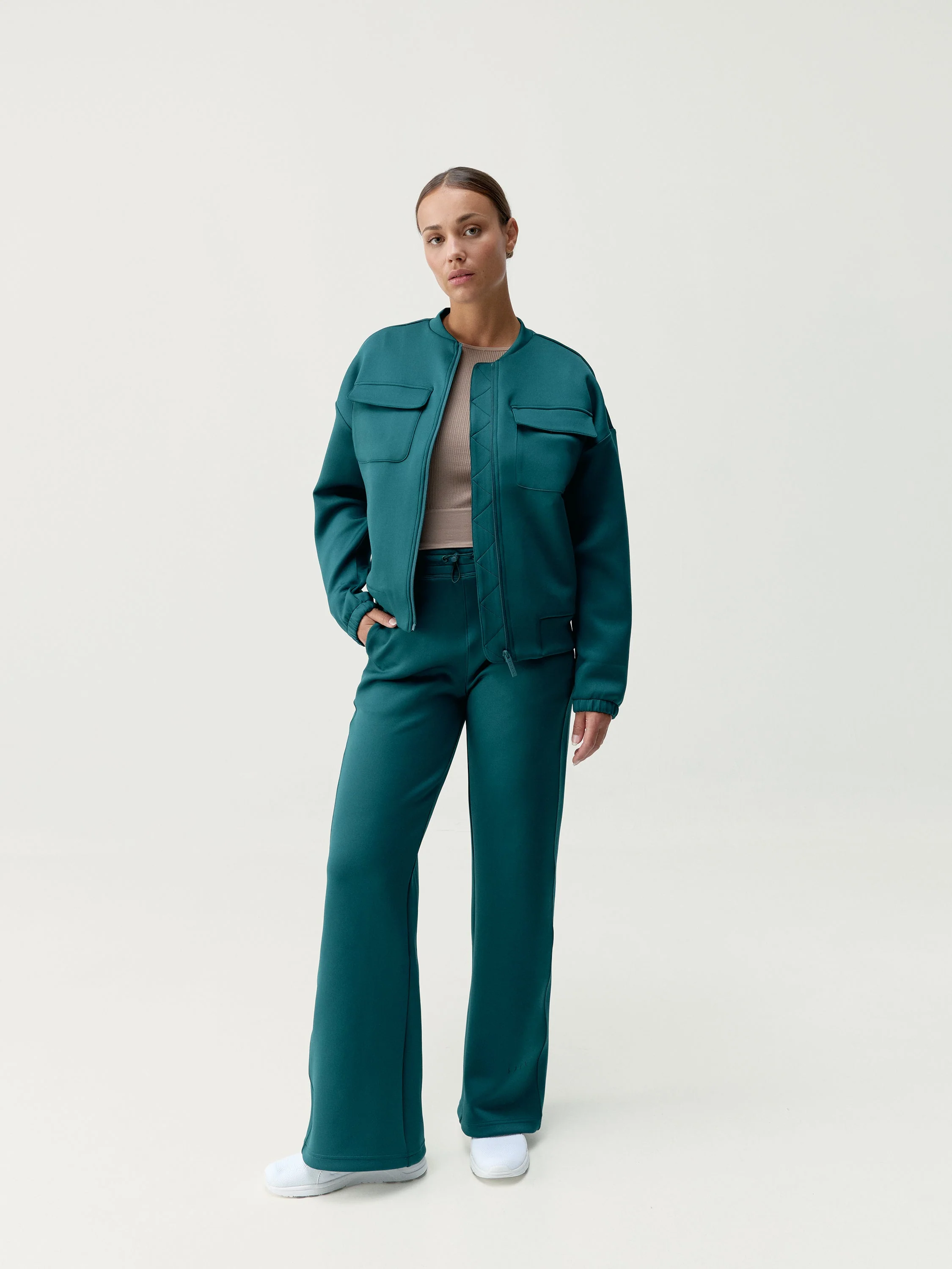 Veste Graft Vert Foncé - Femme - Image 2