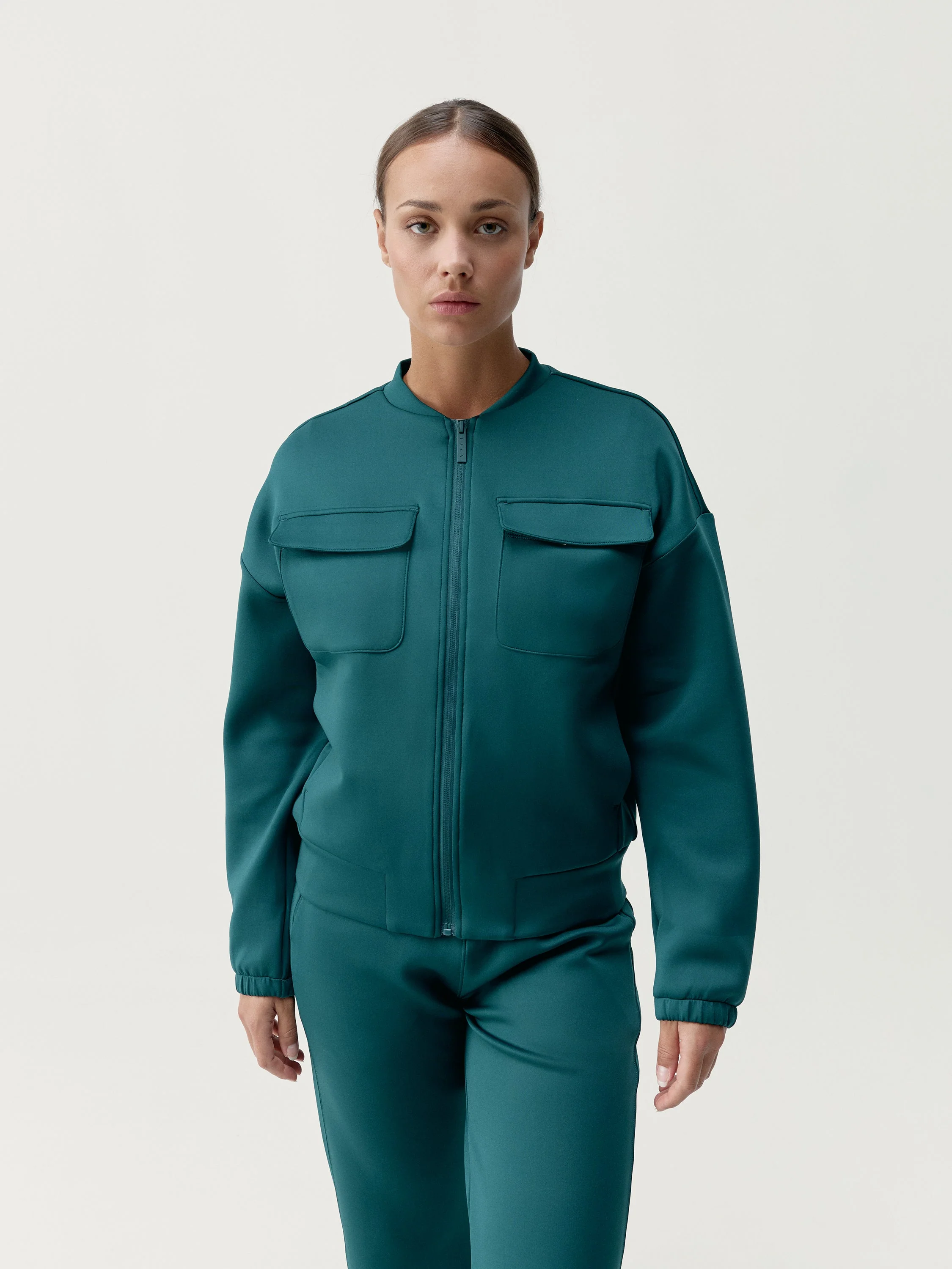Veste Graft Vert Foncé - Femme - Image 3