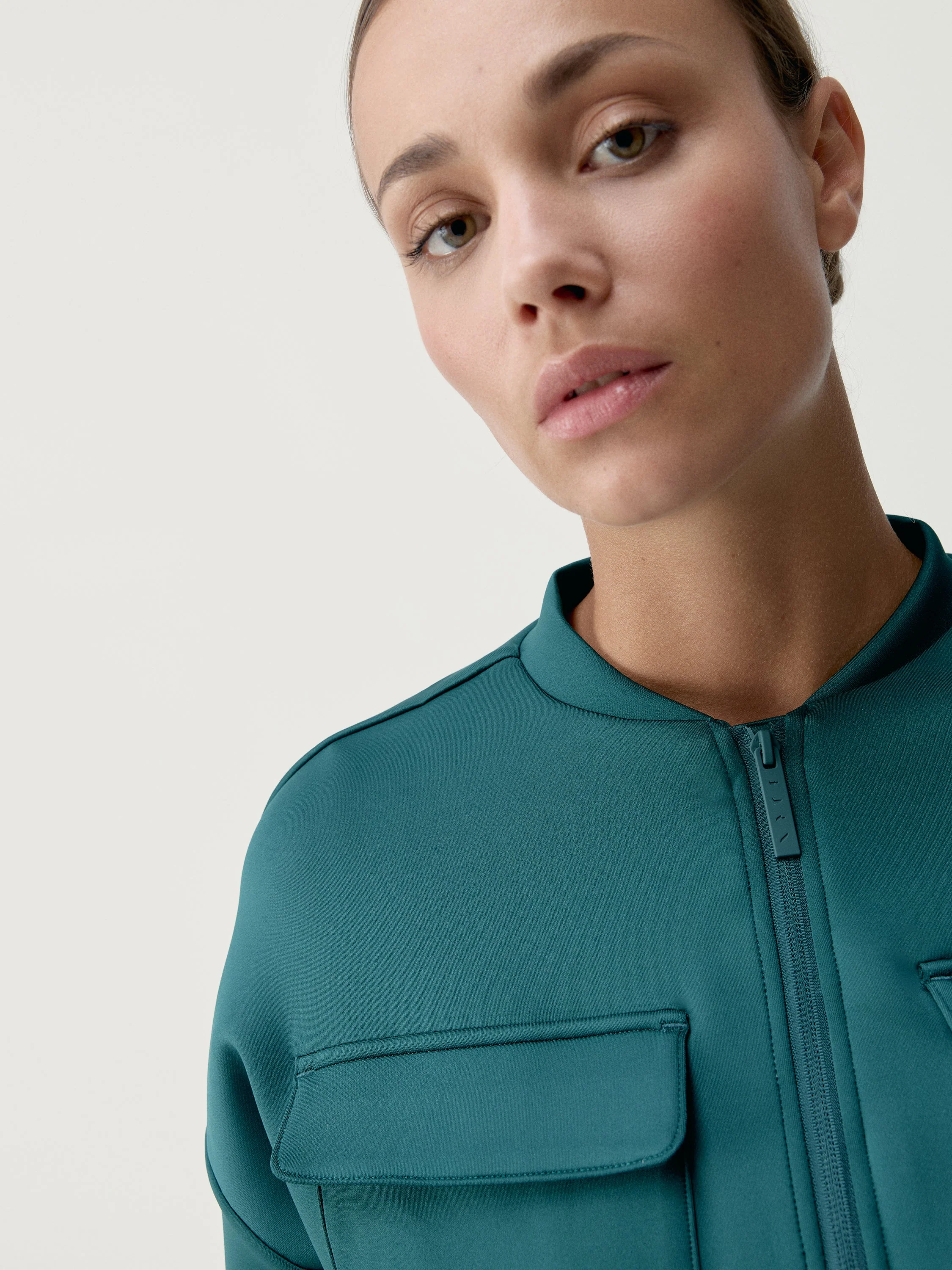 Veste Graft Vert Foncé - Femme - Image 4