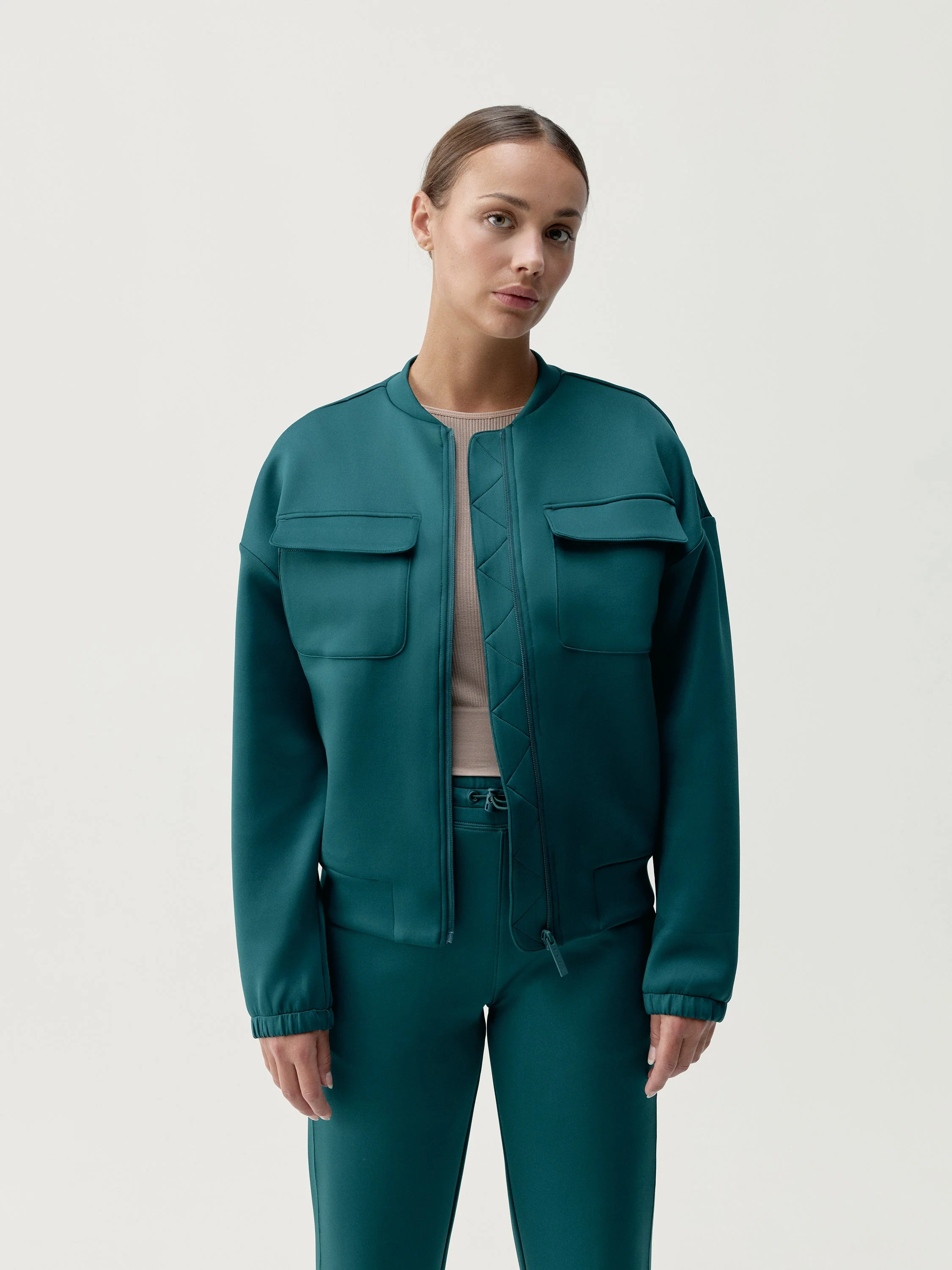 Veste Graft Vert Foncé - Femme - Image 6