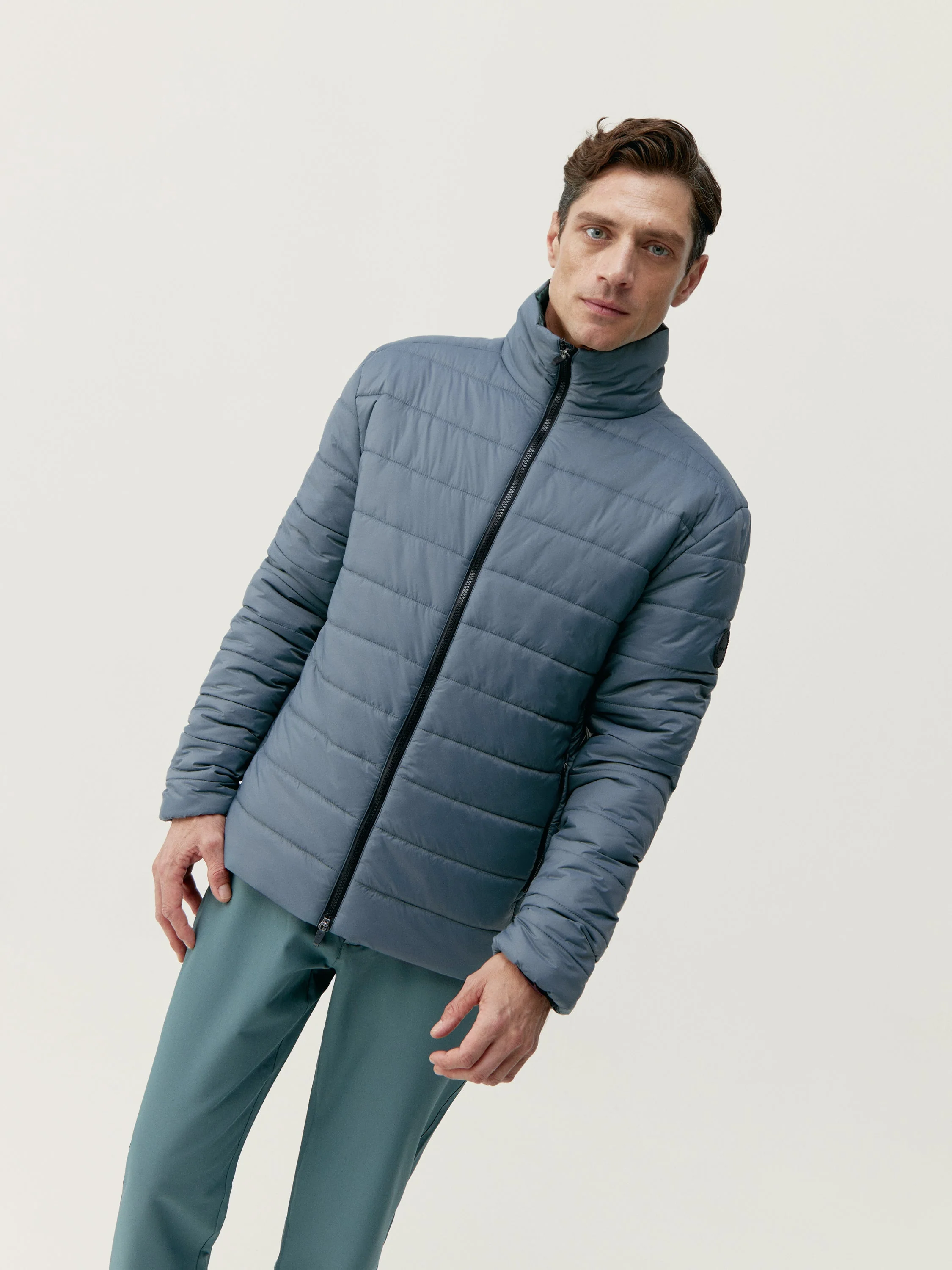 Veste Thames - Gris Route/Gris Vert - Homme - Image 2