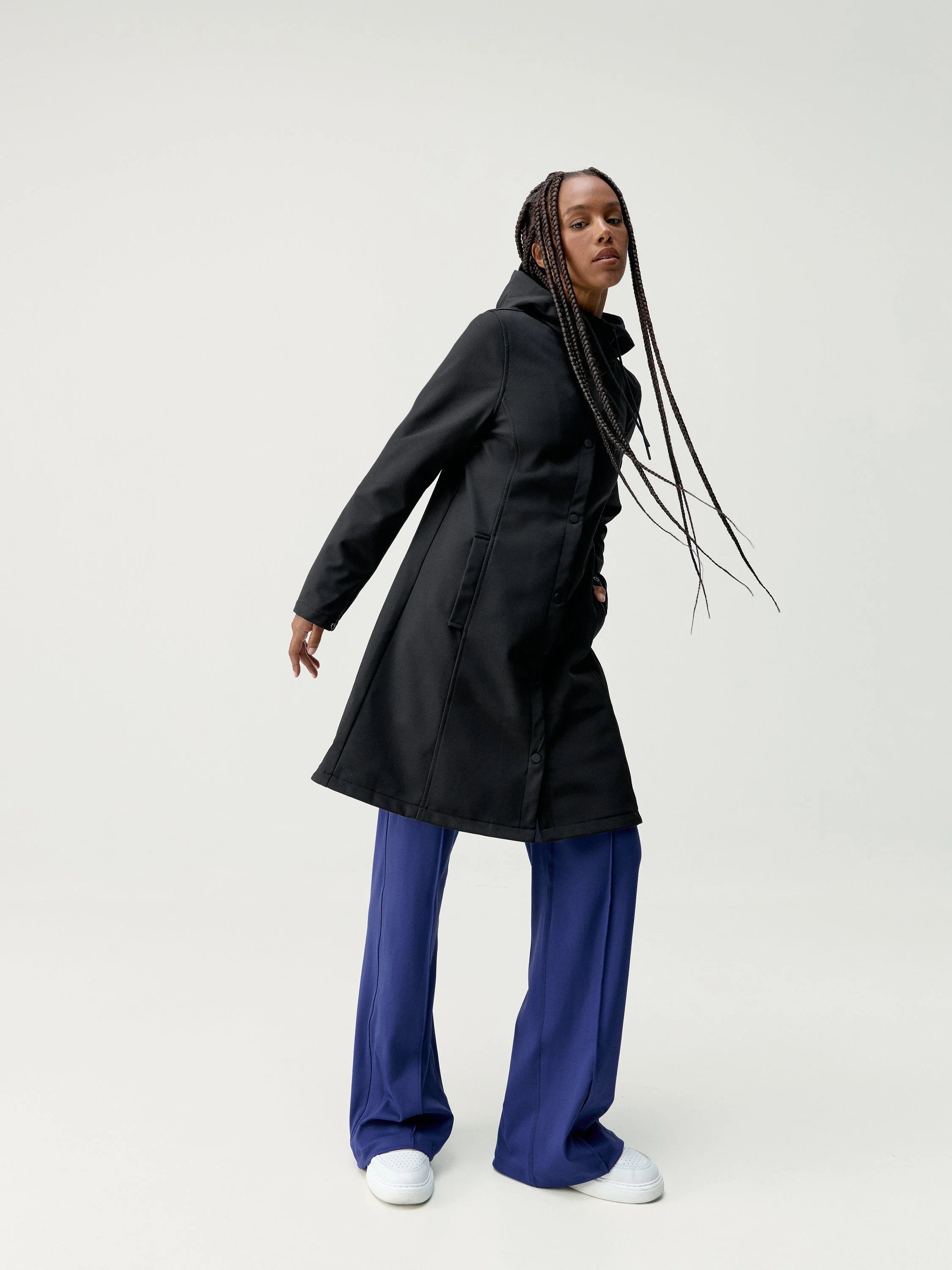 Veste Trench Noir - Femme