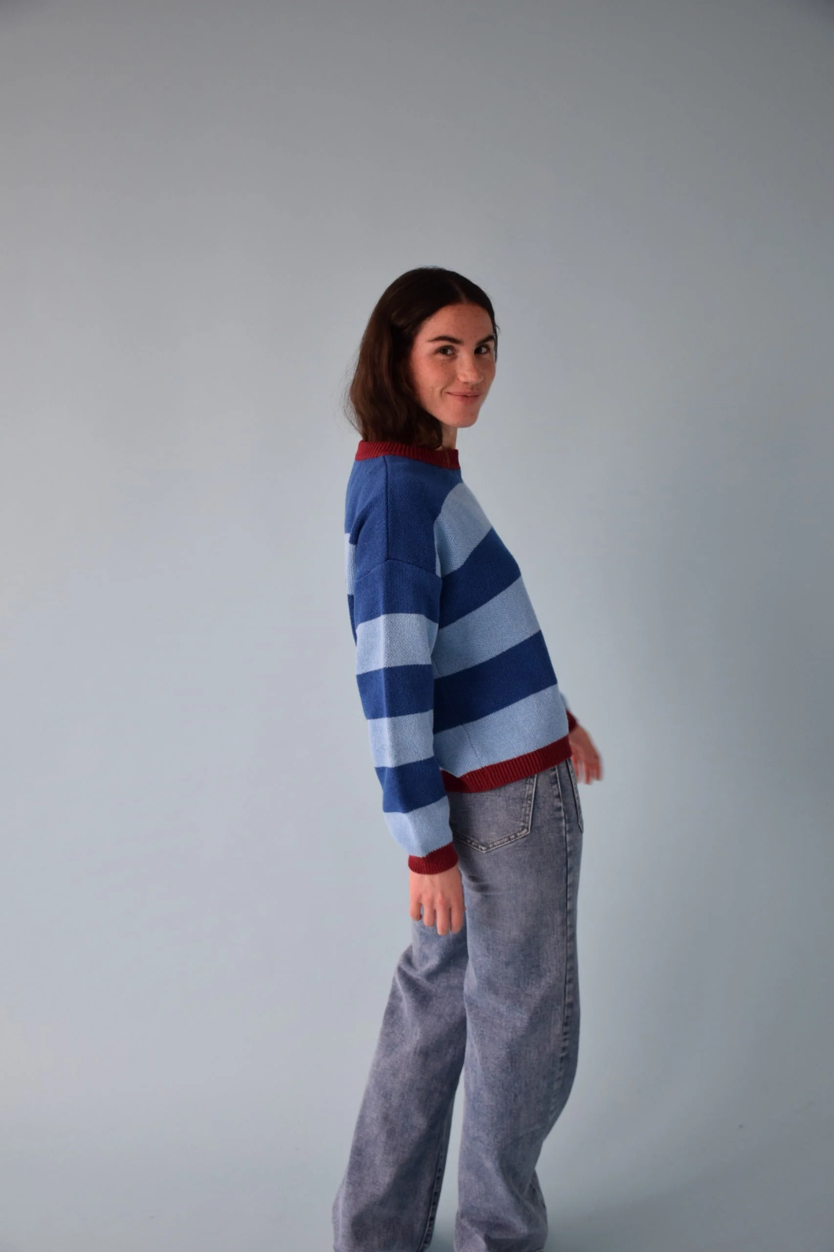 Pull Alexia Rayas Azul - Image 4