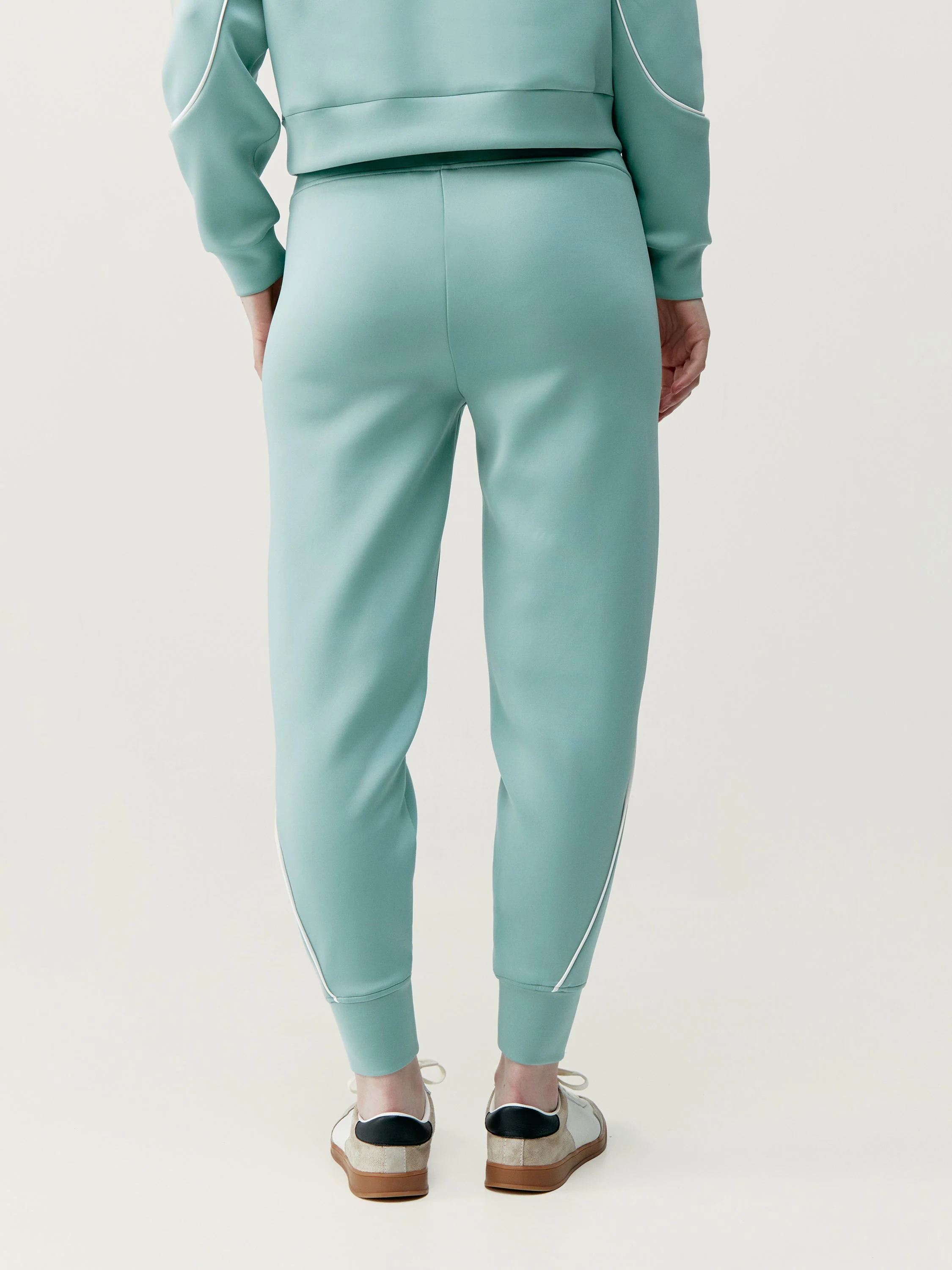 Jogging Agda - Gris Jade/Blanc Cassé - Femme - Image 2