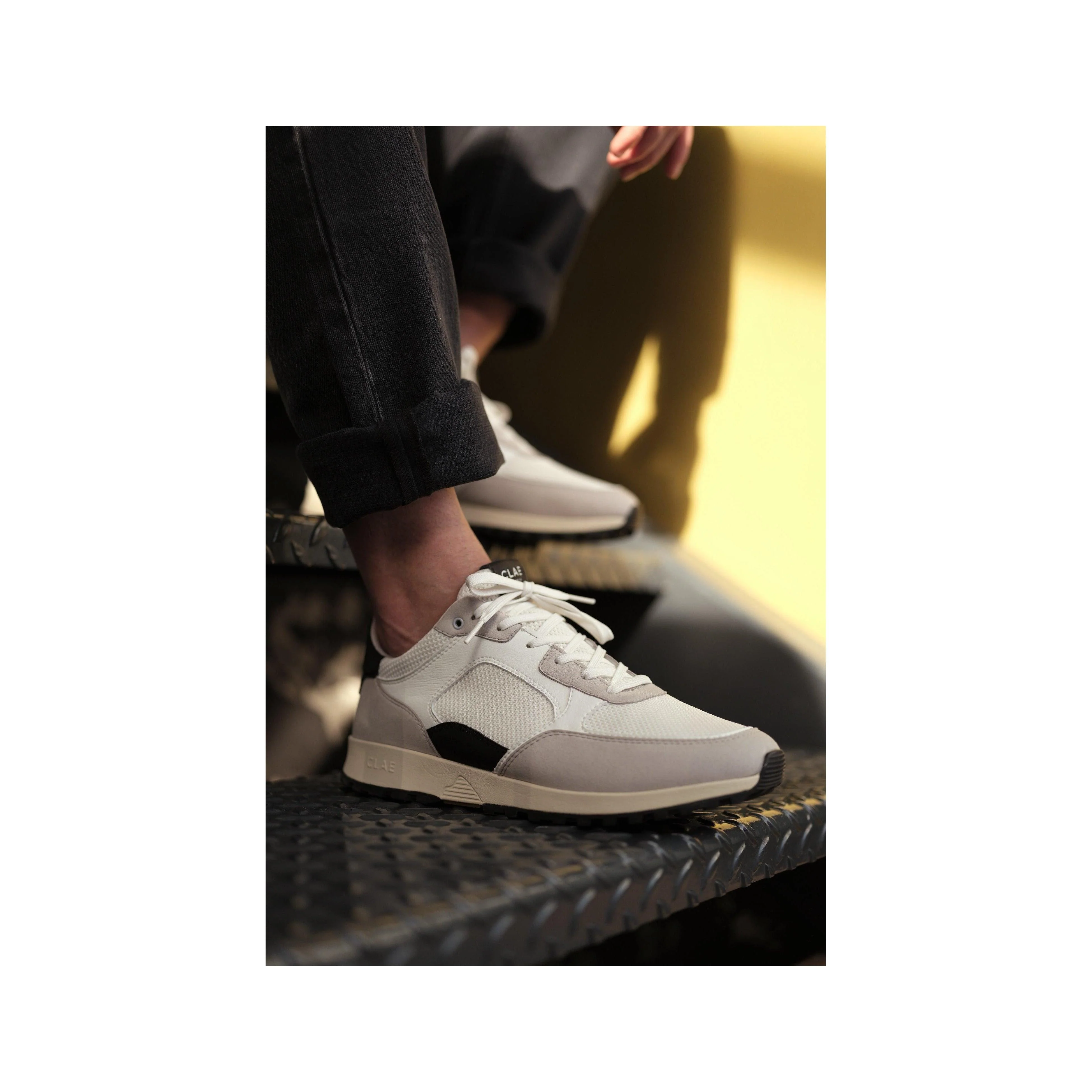 Trainers Joshua - Microchip White Black - Image 2