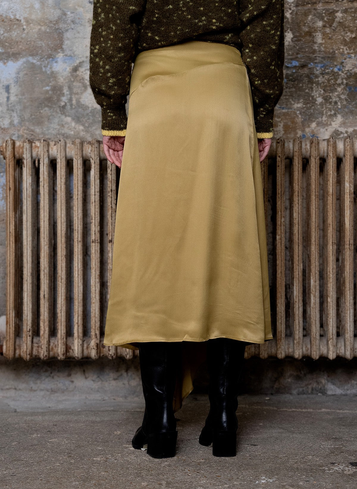 Jupe Midi Ilse - Olive - Image 2