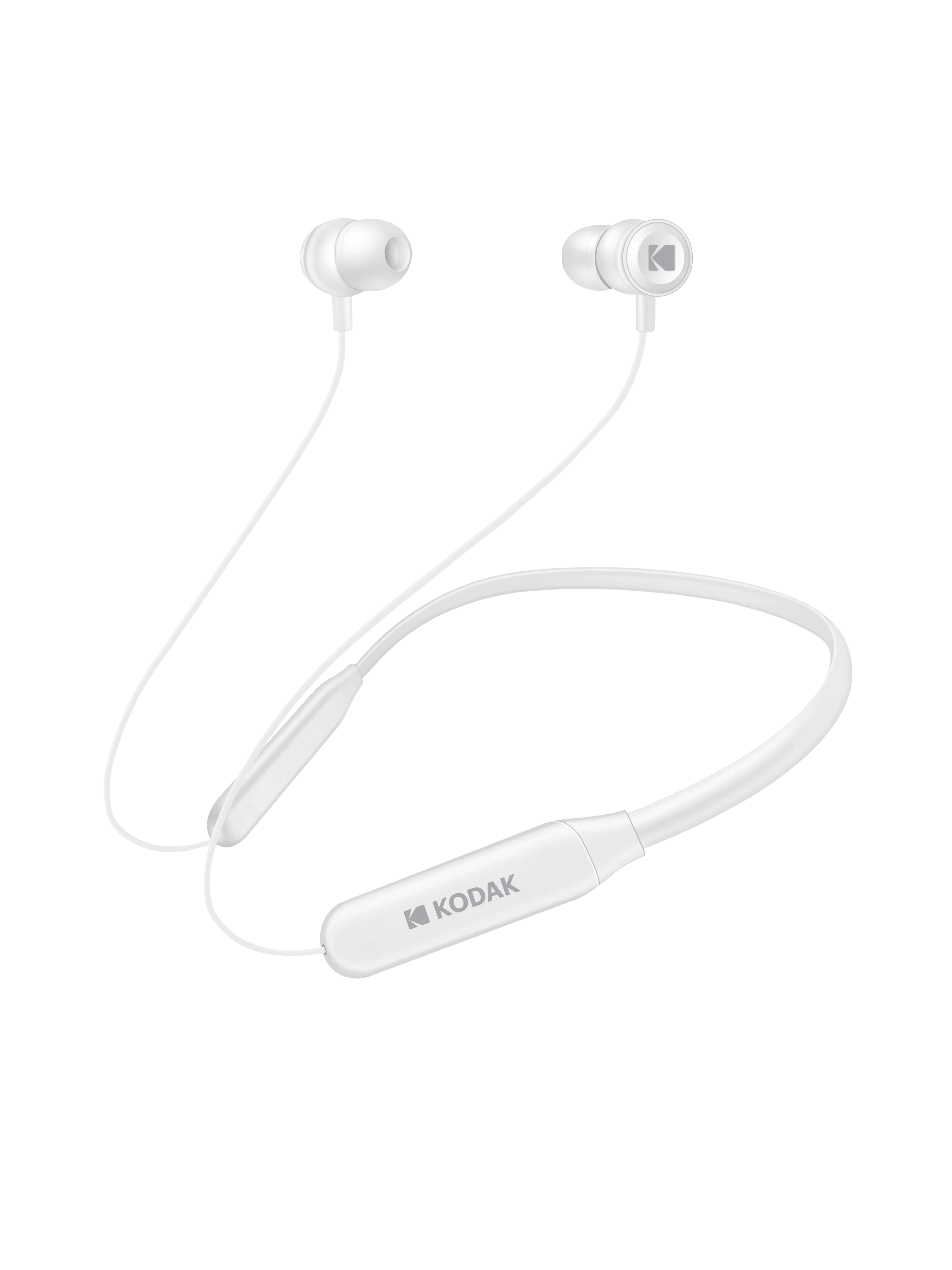 Écouteurs Sport Bluetooth Sans Fil Ultra 100+ - Blanc - Kodak - Image 2